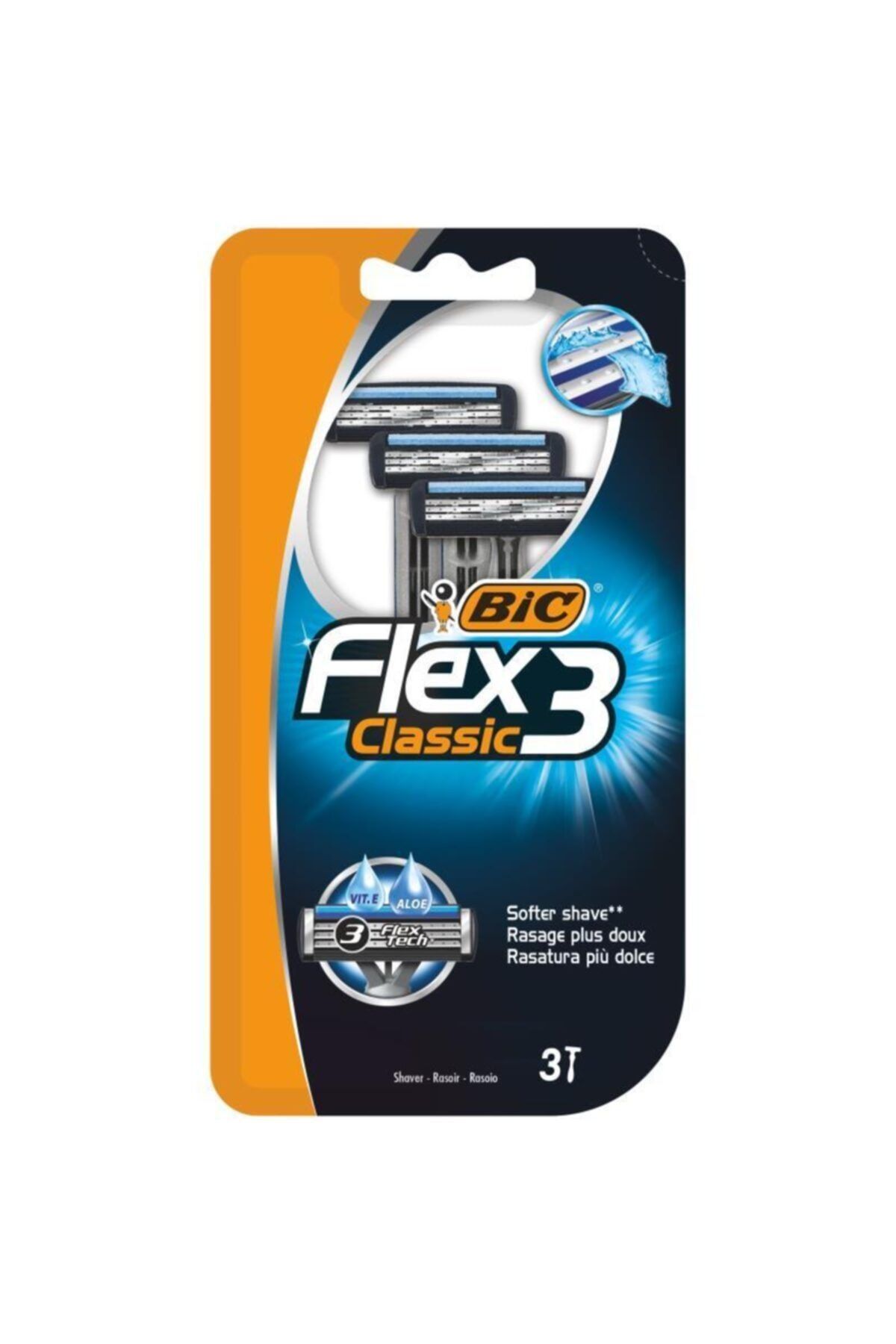 Bic Flex 3 Tıraş Bıçağı 3'lü Blister 1