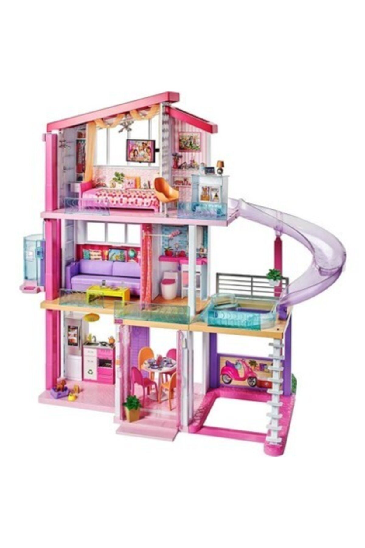 matel barbie nin 3 katli oyuncak ruya evi fiyati yorumlari trendyol