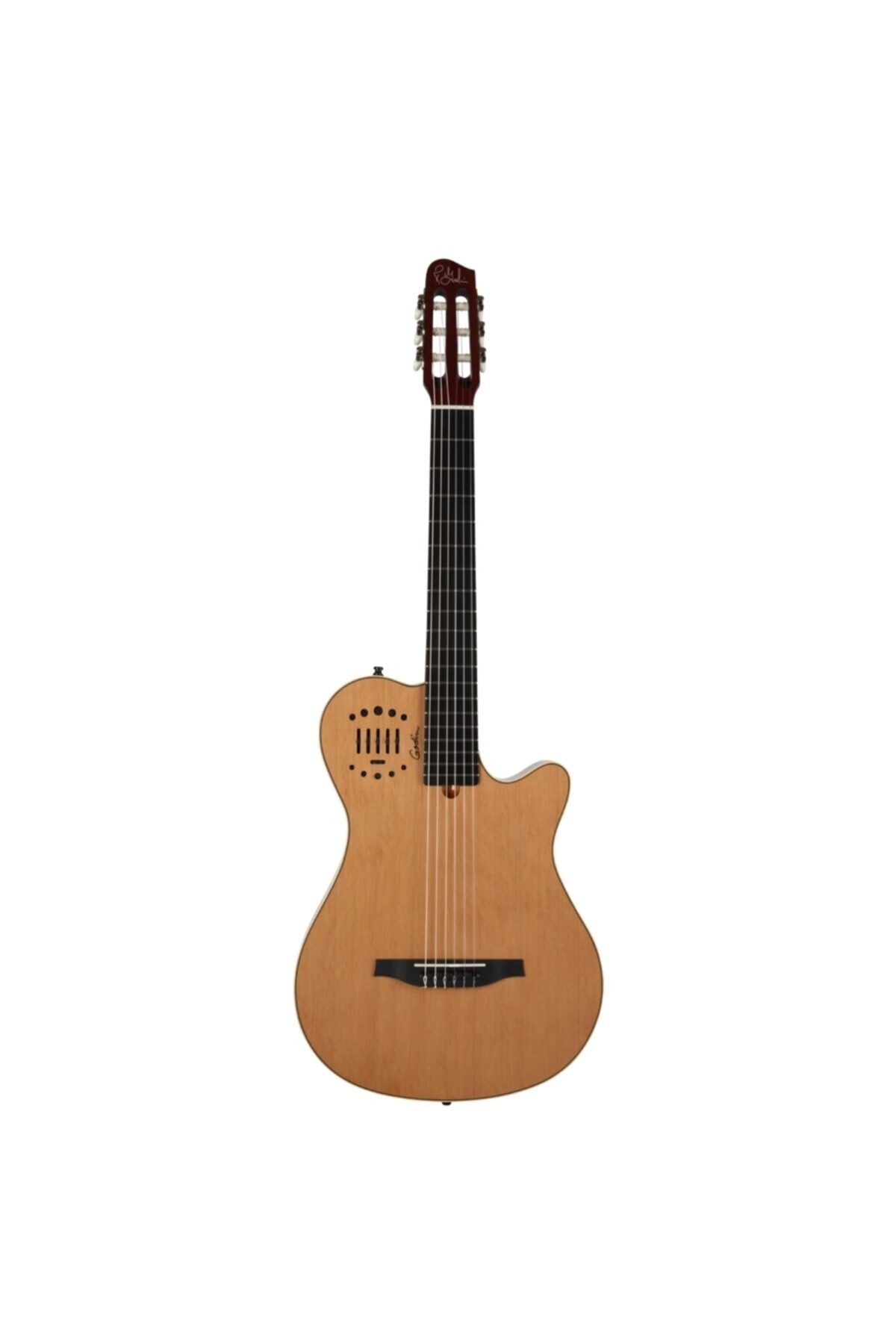 Godin Multiac Grand Concert Duet Ambiance Elektro Klasik Gitar (Natural)