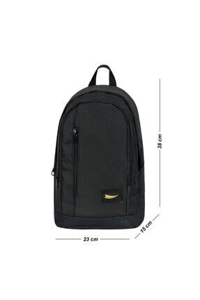 Unisex Siyah Mini Spor Sırt Çantası. Image 0