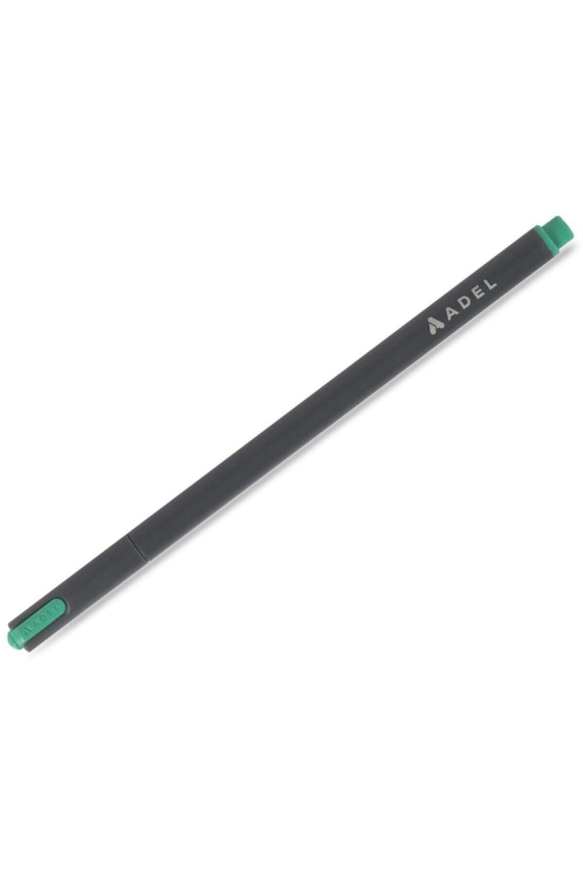 Adel Fineliner Ince Uçlu Keçeli Kalem 0.4 Mm Yeşil 420 1870 067 (12 Li Kutu)