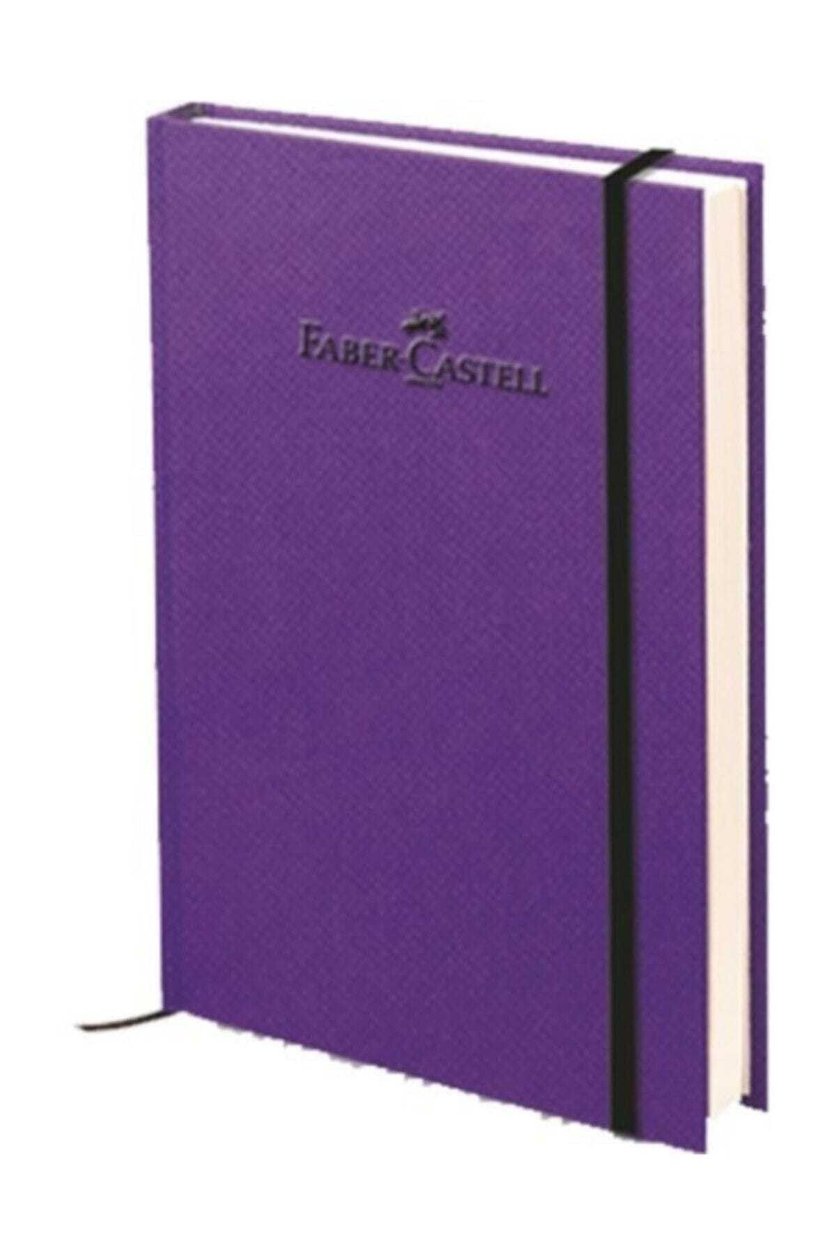 Faber Castell Faber Naturel Seri A6 Ciltli Mor Defter 400706 /