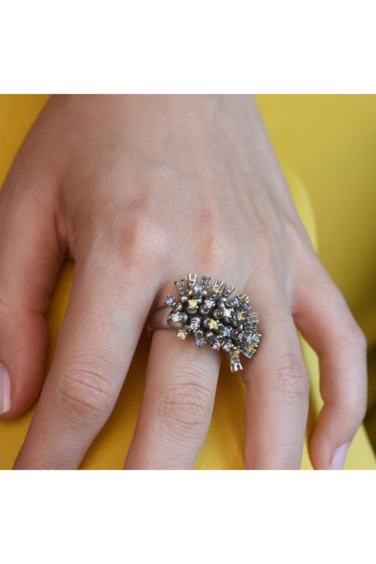 Goza Jewellery Special Design Italy Antika Altın Yüzük