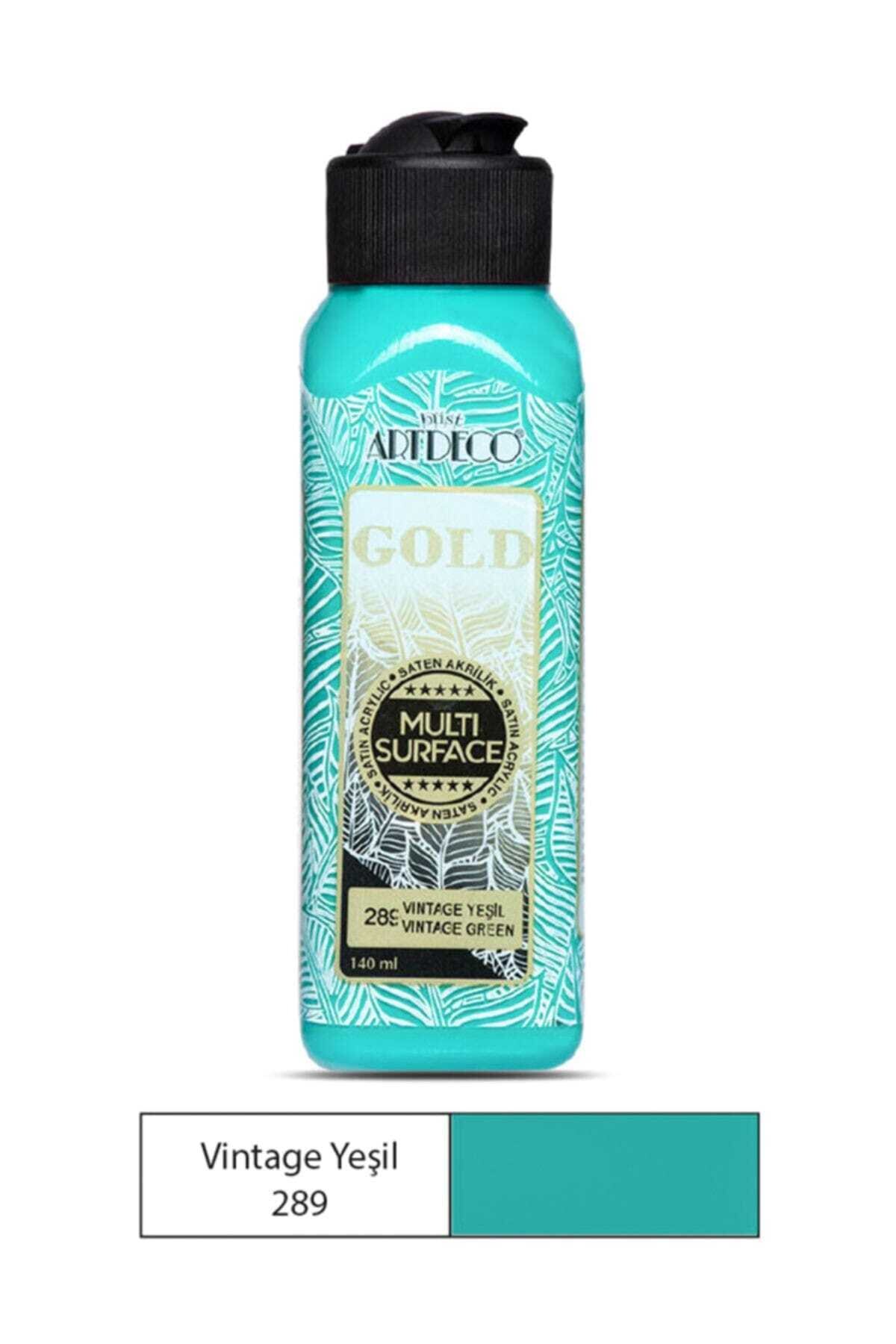 artdeco gold multi surface akrilik boya 140 ml 289 vintage yesil fiyati yorumlari trendyol