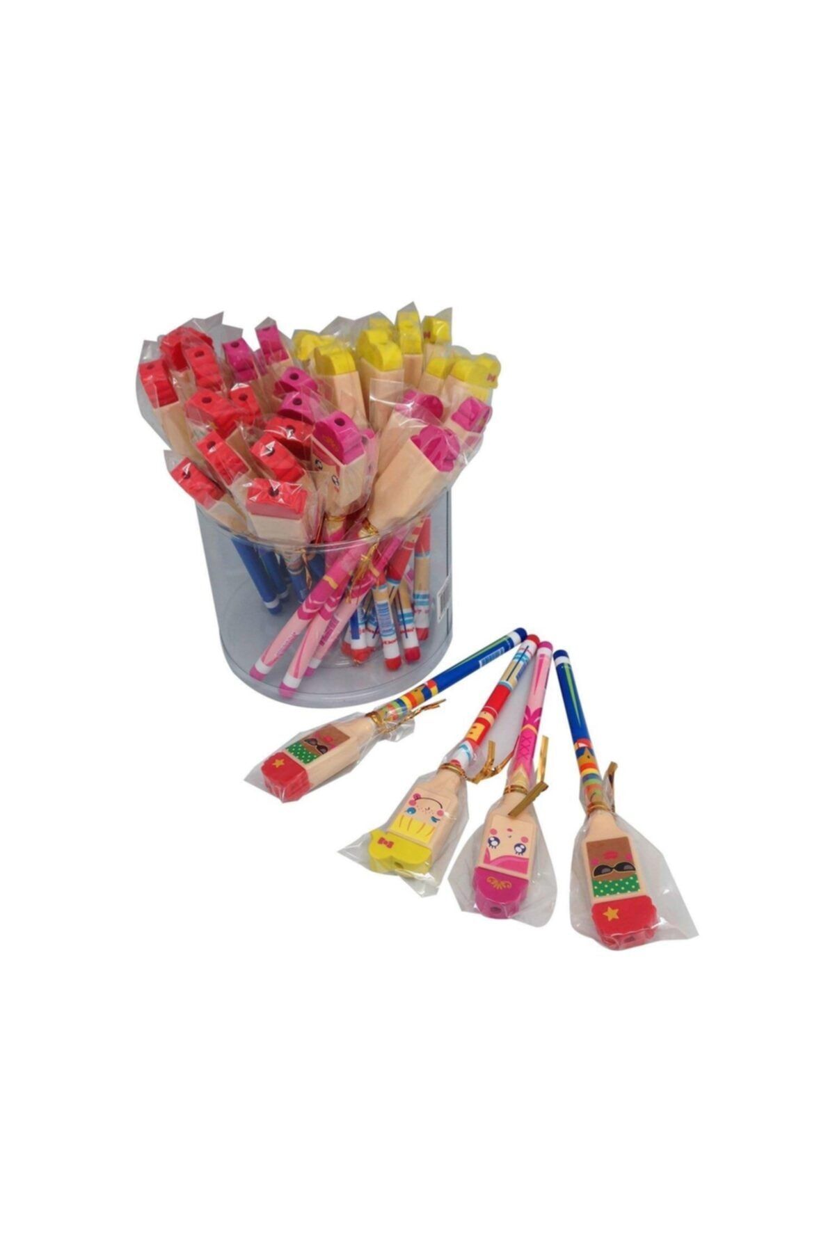 Bensia Fashion Girls Silgili Başlıklı Yumurtlayan Kalem 36 Lı Bs-klm013 (1 Paket 36 Adet)