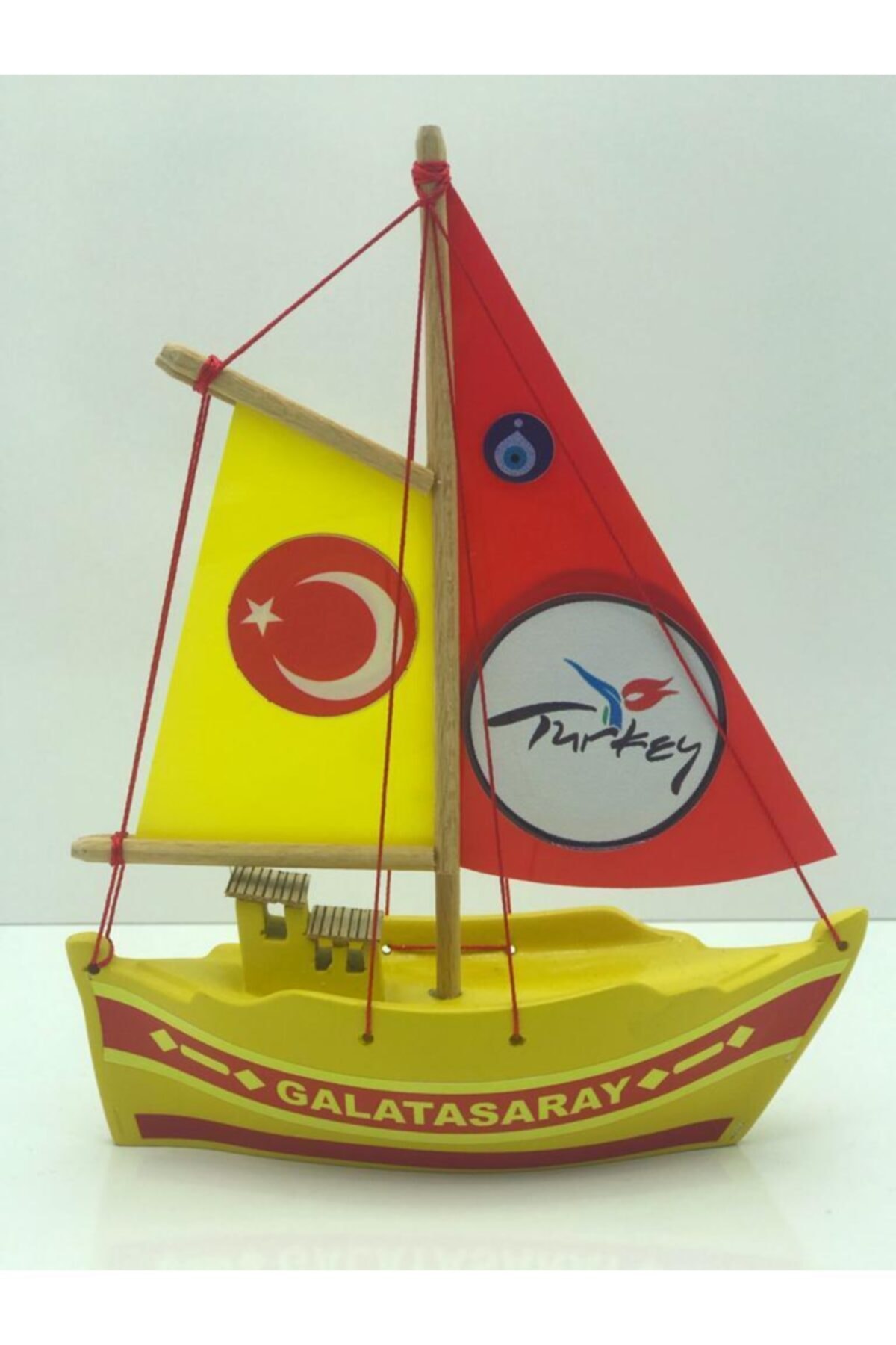 Yöremiz Hediyelik Karadeniz Taraftar Gemi Modeli - Polyester Tekne Kayık