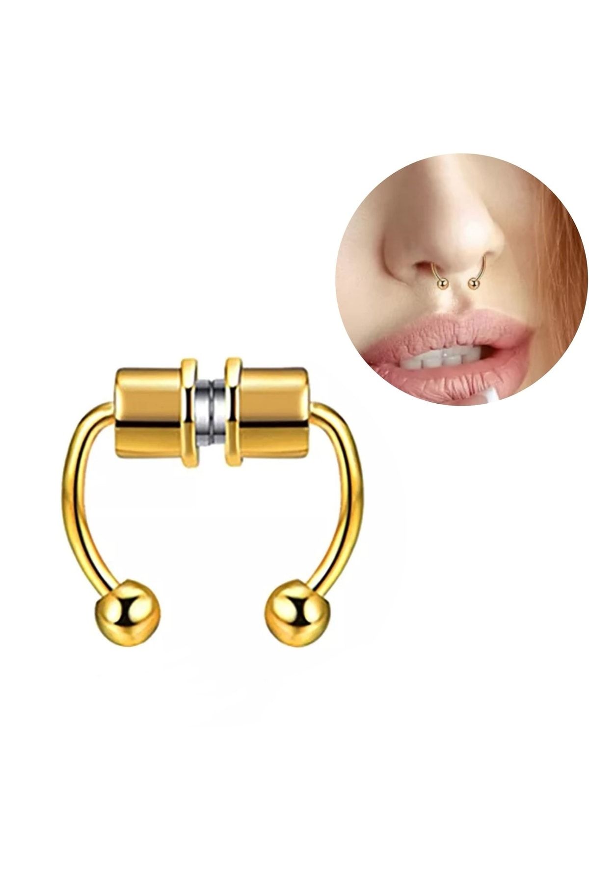 Fake septum clearance magnet