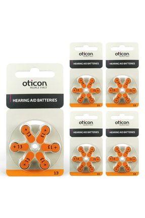 13 Numara Işitme Cihazı Pili (5 Paket X 6 Adet= 30 Adet Pil) Image 0