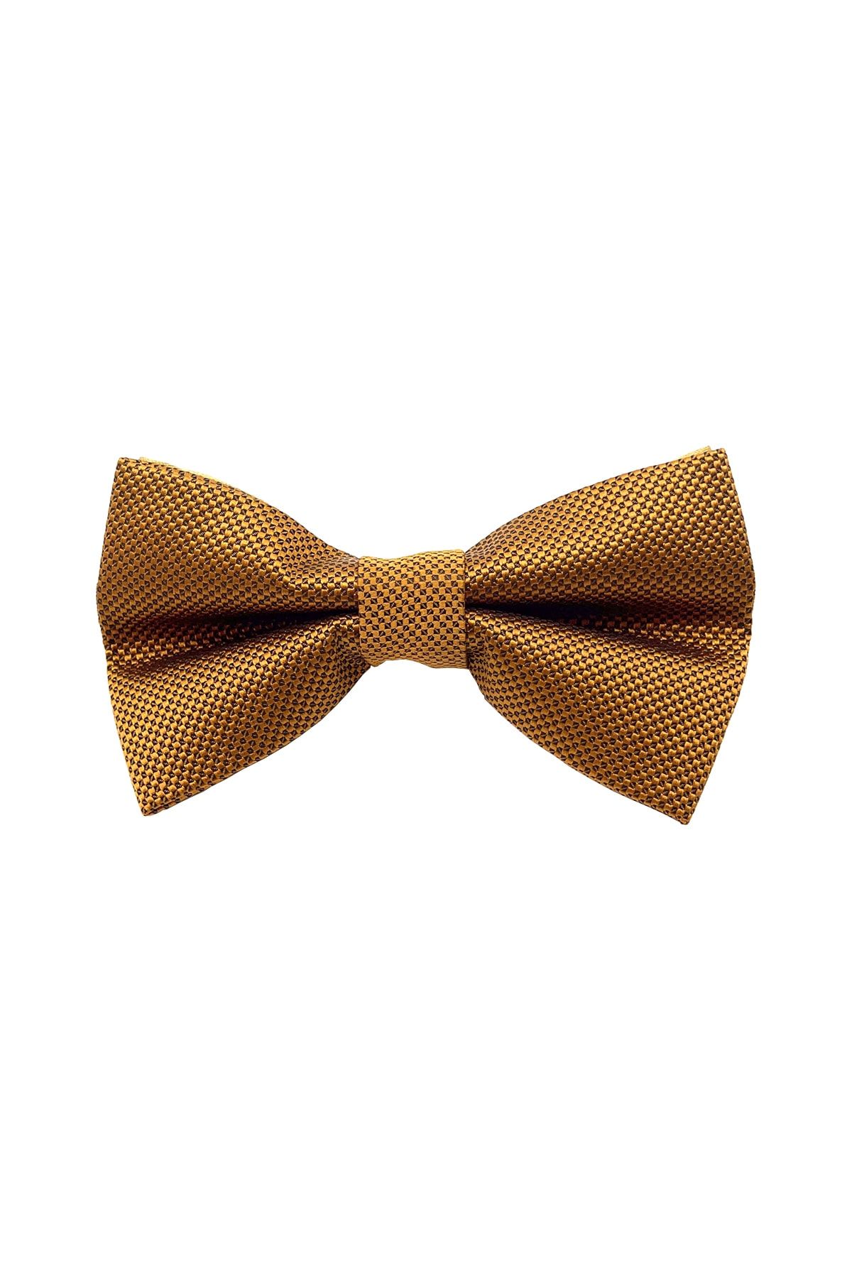 Gold bow sale tie