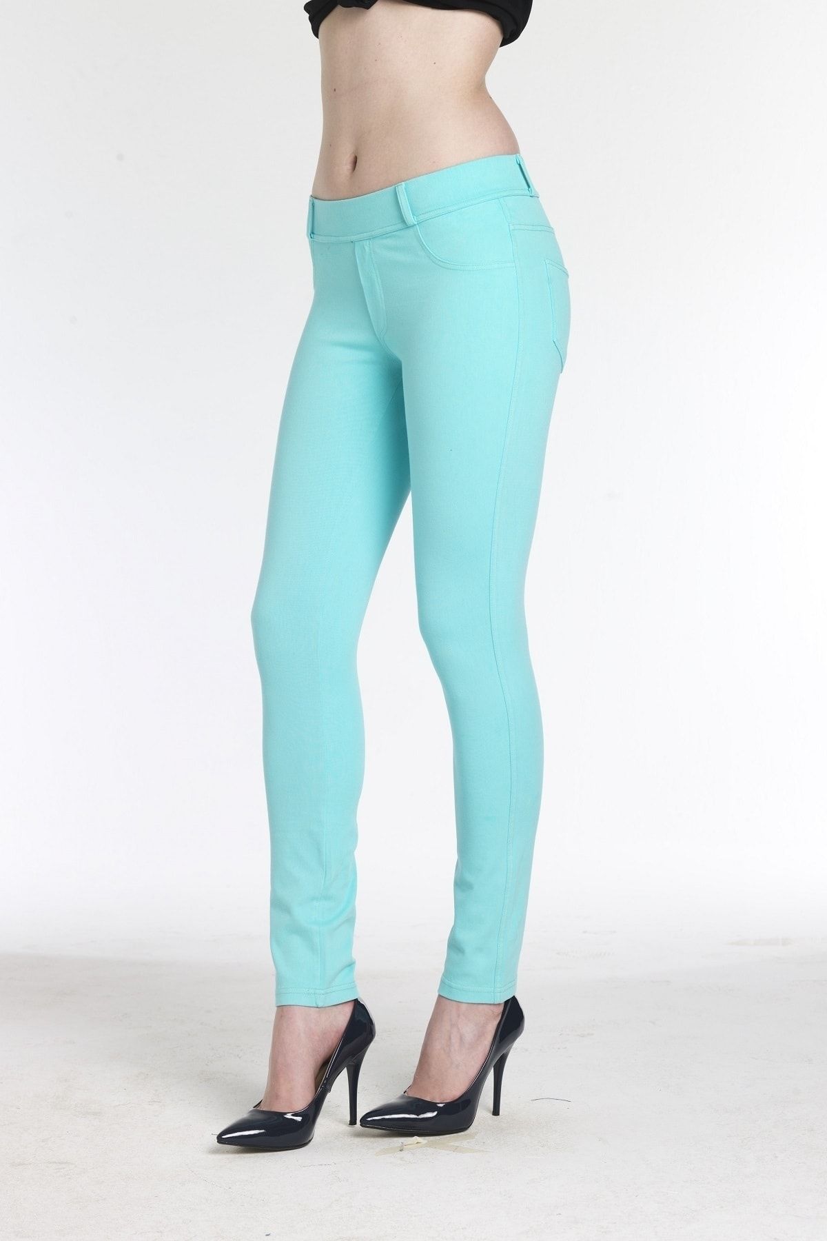 Colored 2025 jean leggings