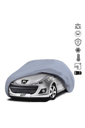 Peugeot 207 Cc (2006-2015) Araba Brandası Miflonlu Su Geçirmez Araba Brandası Uv Koruyuculu Image 0