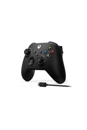 Xbox Wireless Controller 9.nesil Kol Carbon Black + Type C Usb Kablo Siyah Image 0