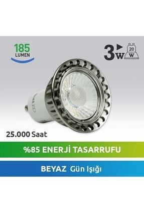 Gu10 Cob Led Spot Light 3w 220 Volt Beyaz Image 0