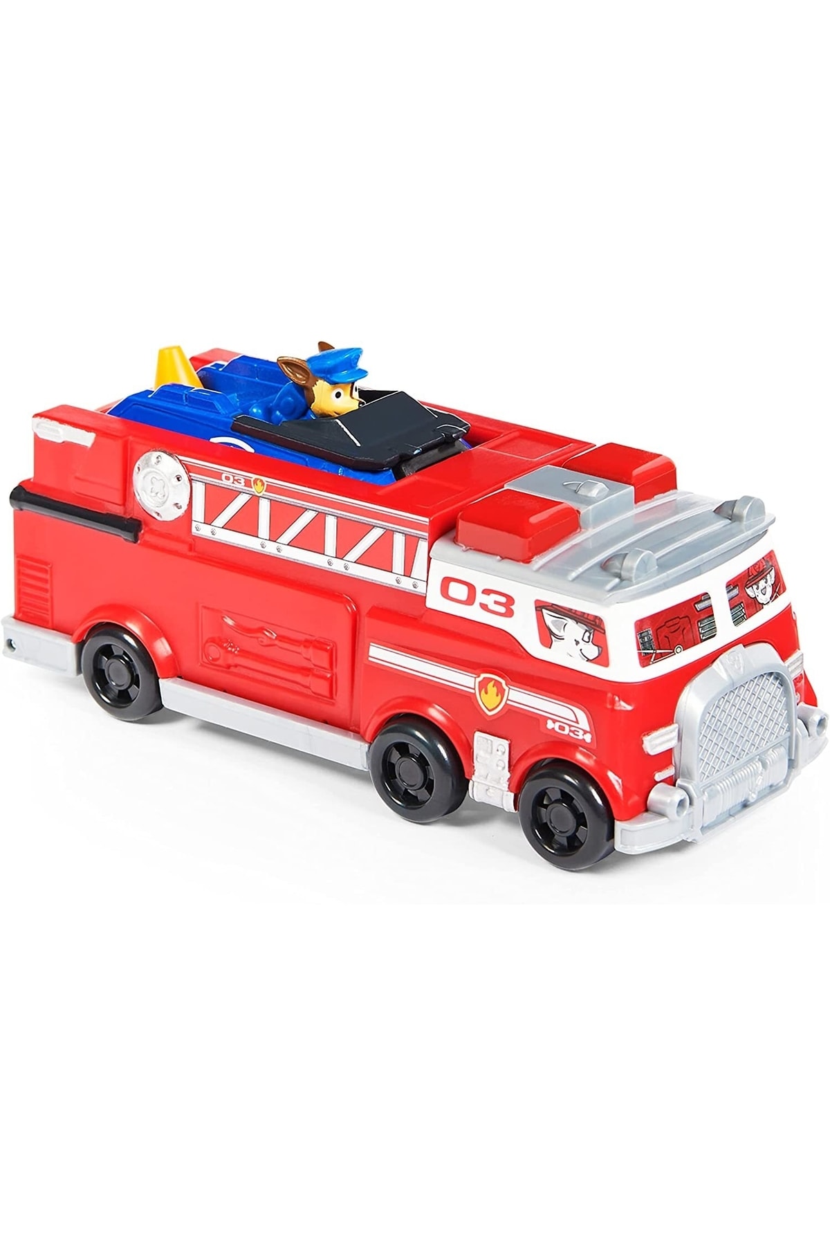 True Metal Marshall Fire Truck And Chase Duty Vehicle Toy