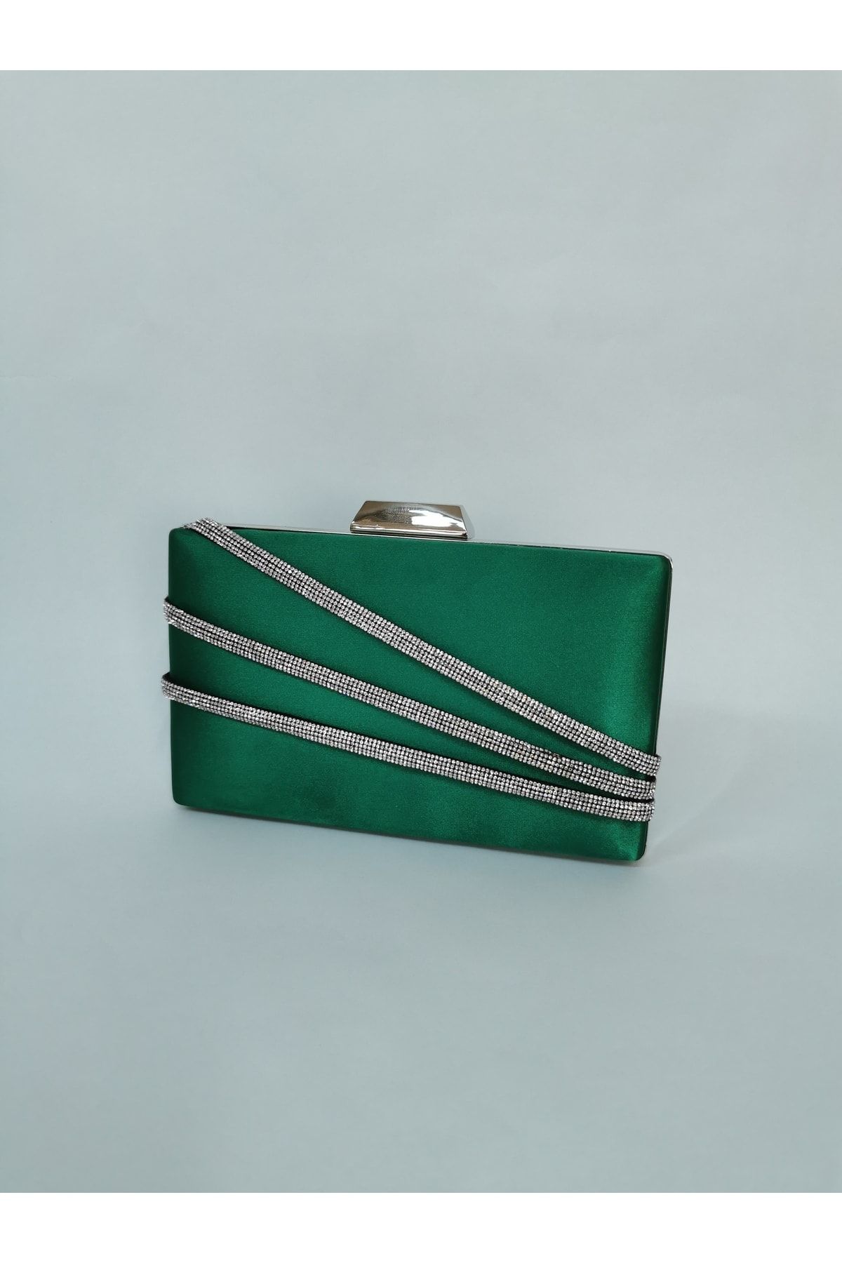 Dark green evening bag online