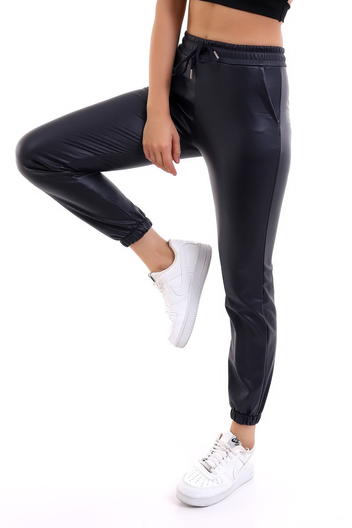 Jogger simili hotsell cuir