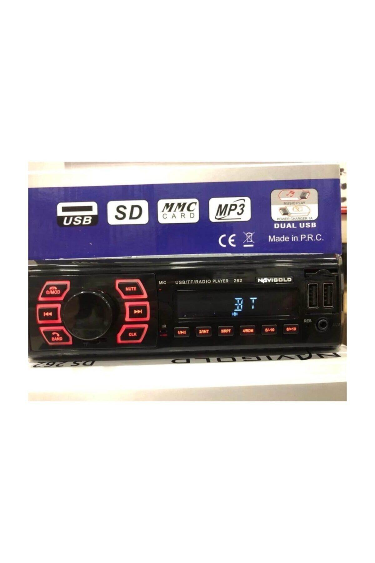 Navigold Ds262 Bluetooth Lu Oto Teyp Çift Usb Çıkışlı