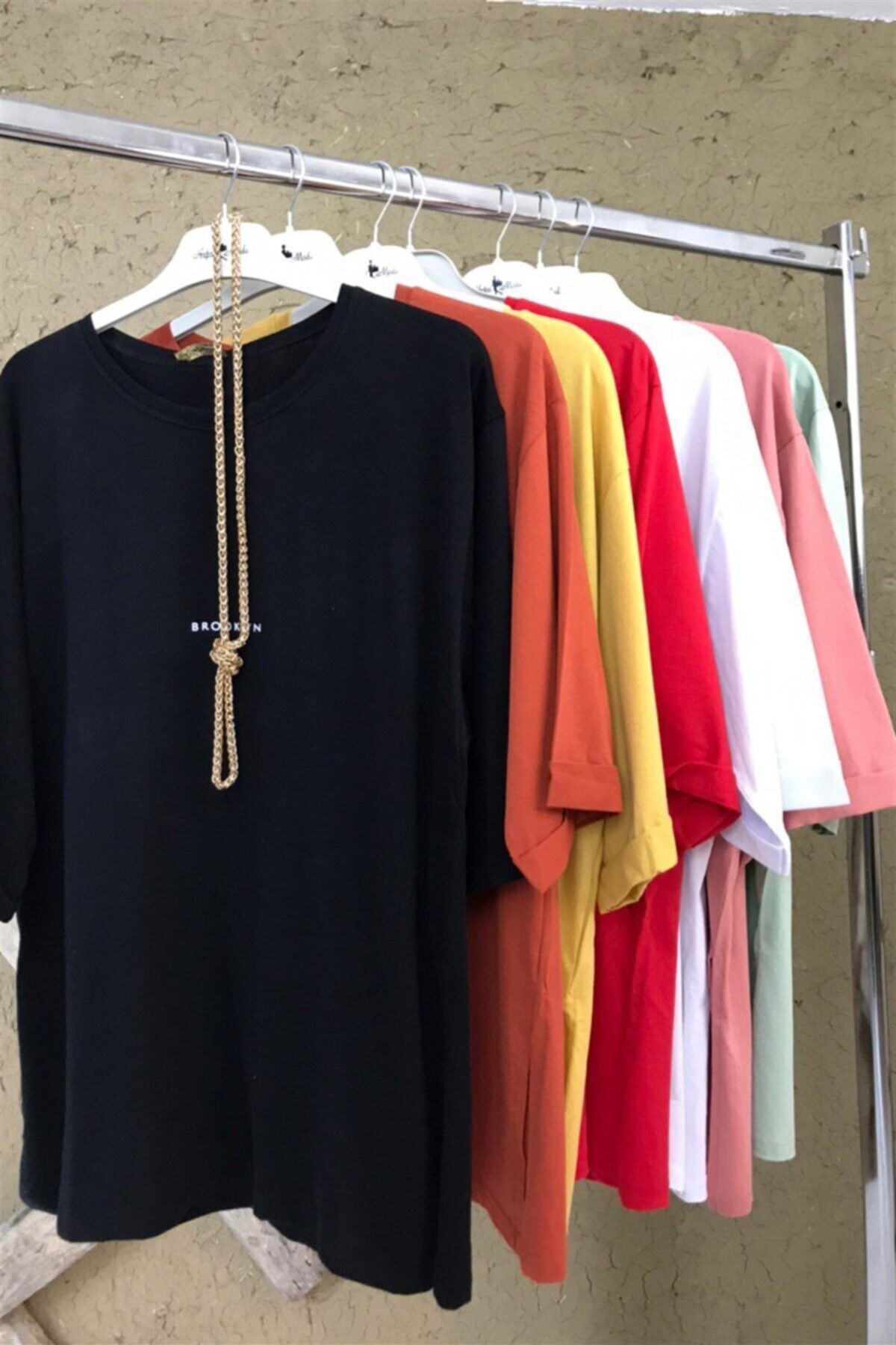 hepsi moda brooklyn fakir kol t shirt sari fiyati yorumlari trendyol
