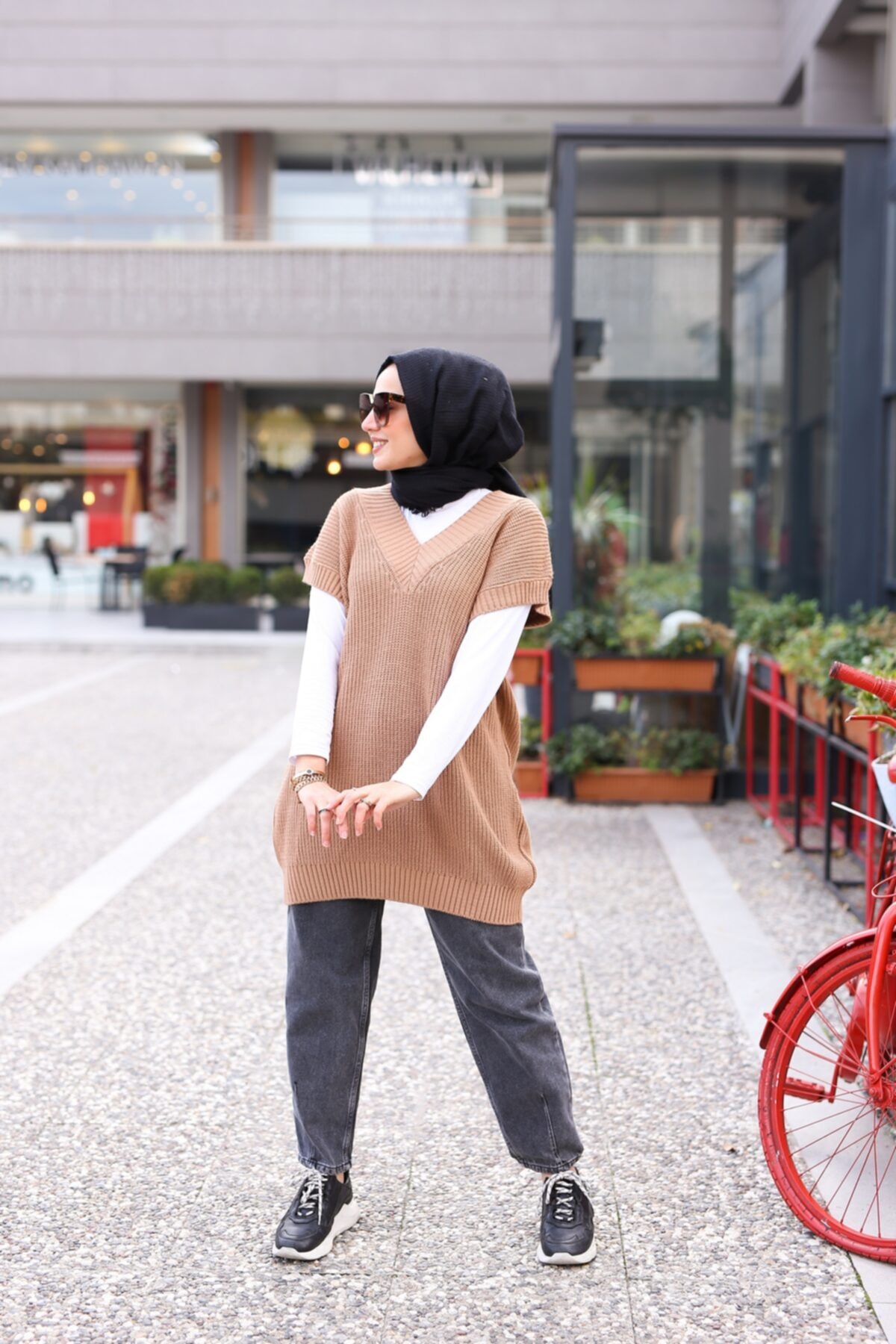 First Angels Oversize Kadın Süveter