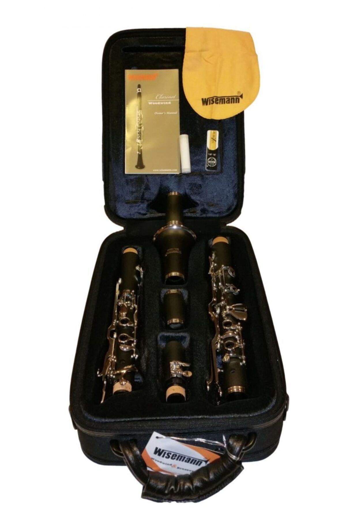 WISEMANN Dcl-g300 Model Amati Stil 4 Yüzüklü Prof Çantalı Sol Klarnet Seti