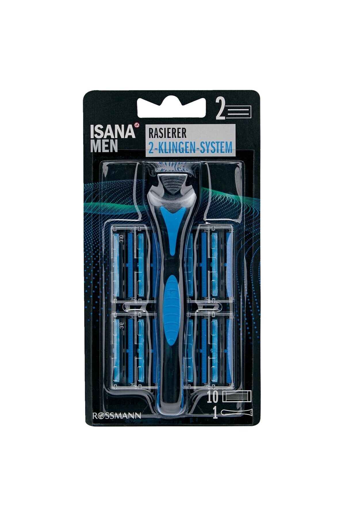 ISANA MEN 2 Bıçaklı, 10 Yedek Jilet Tıraş Bıçağı