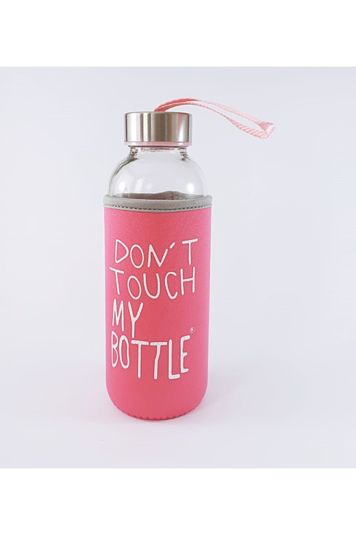 Online Çarşım My Bottle Renkli Kılıflı Cam Matara 470 Ml