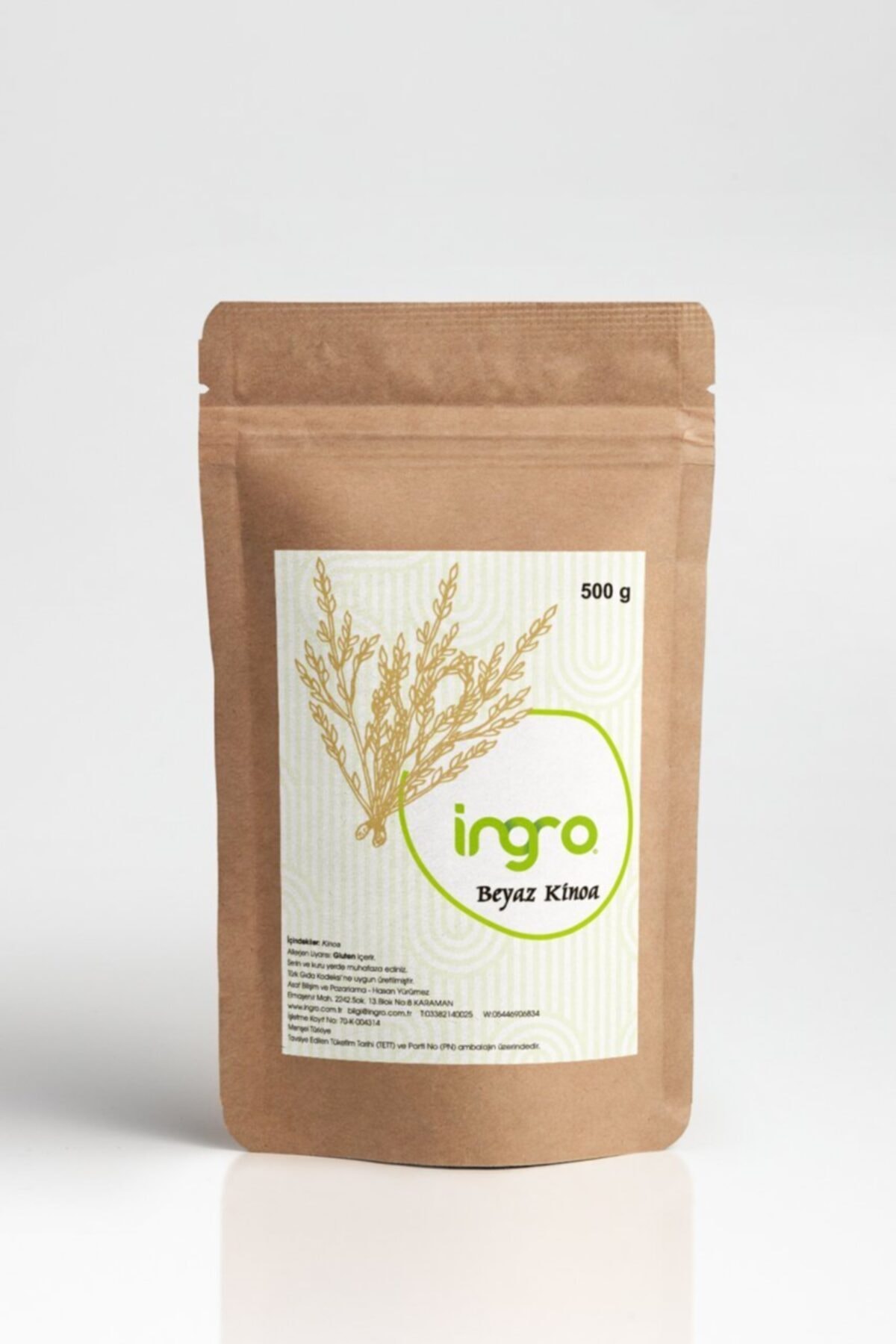 İngro Glutensiz Beyaz Kinoa 500 gr