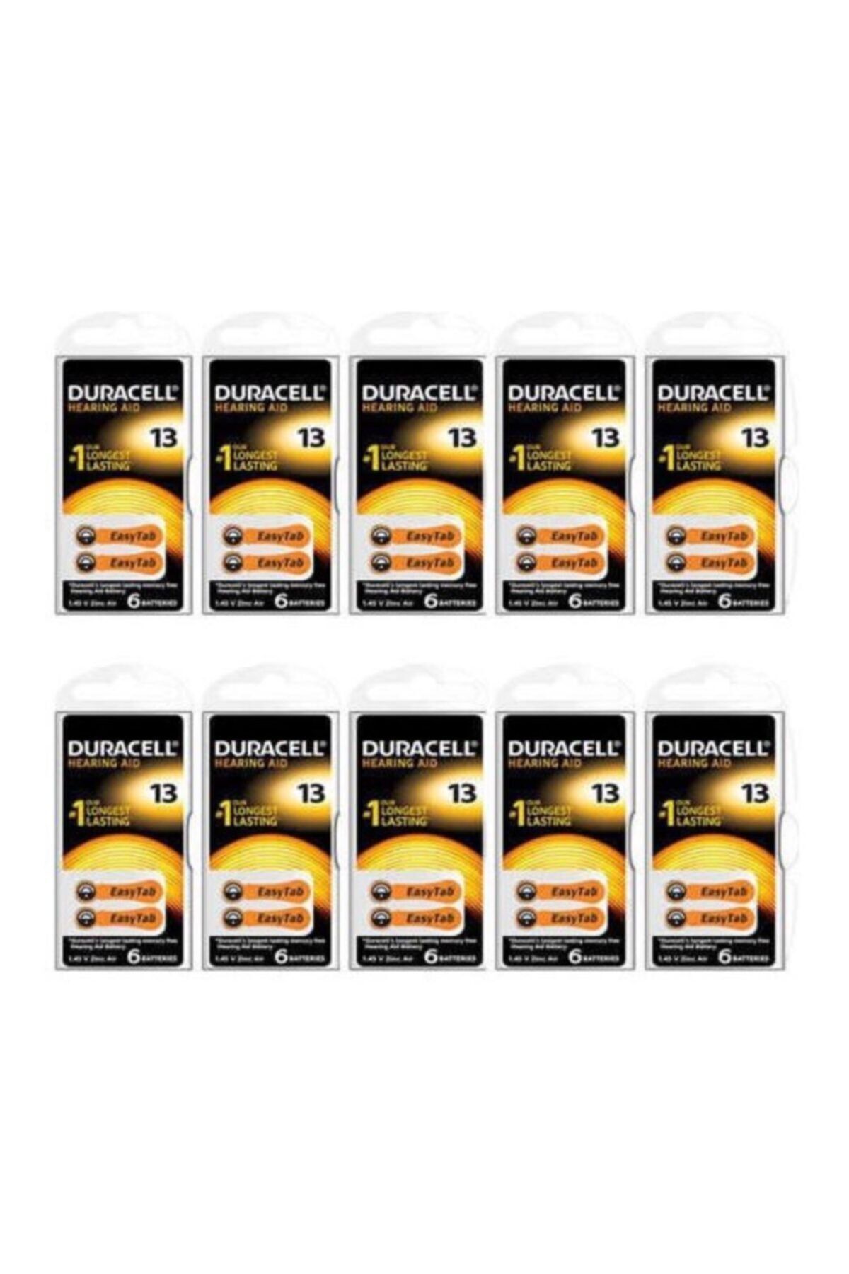 Duracell Activair 13 Numara 60'lı Özel Kulaklık Pili Paketi ( 60 Adet )