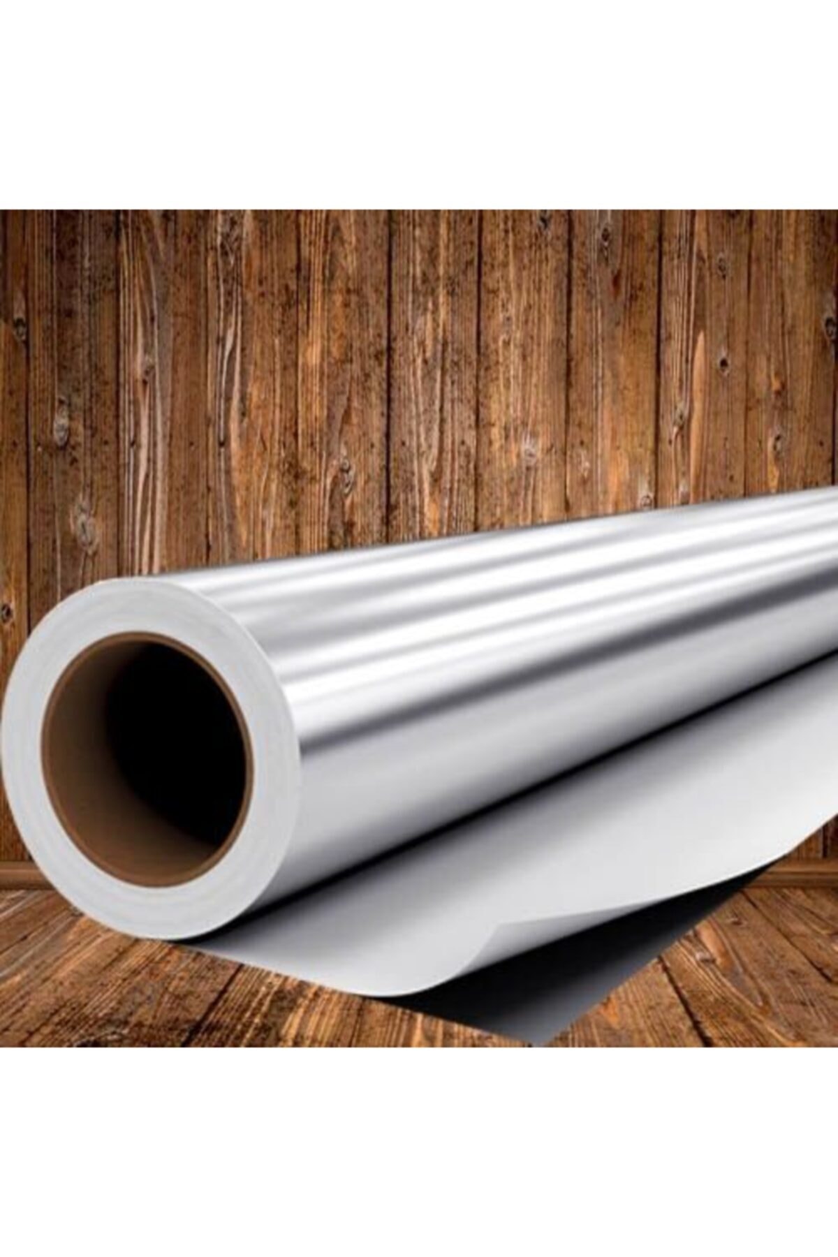 BOZMET Krom Nikelaj Gümüş Varak Yapışkanlı Folyo 122cmx1mt