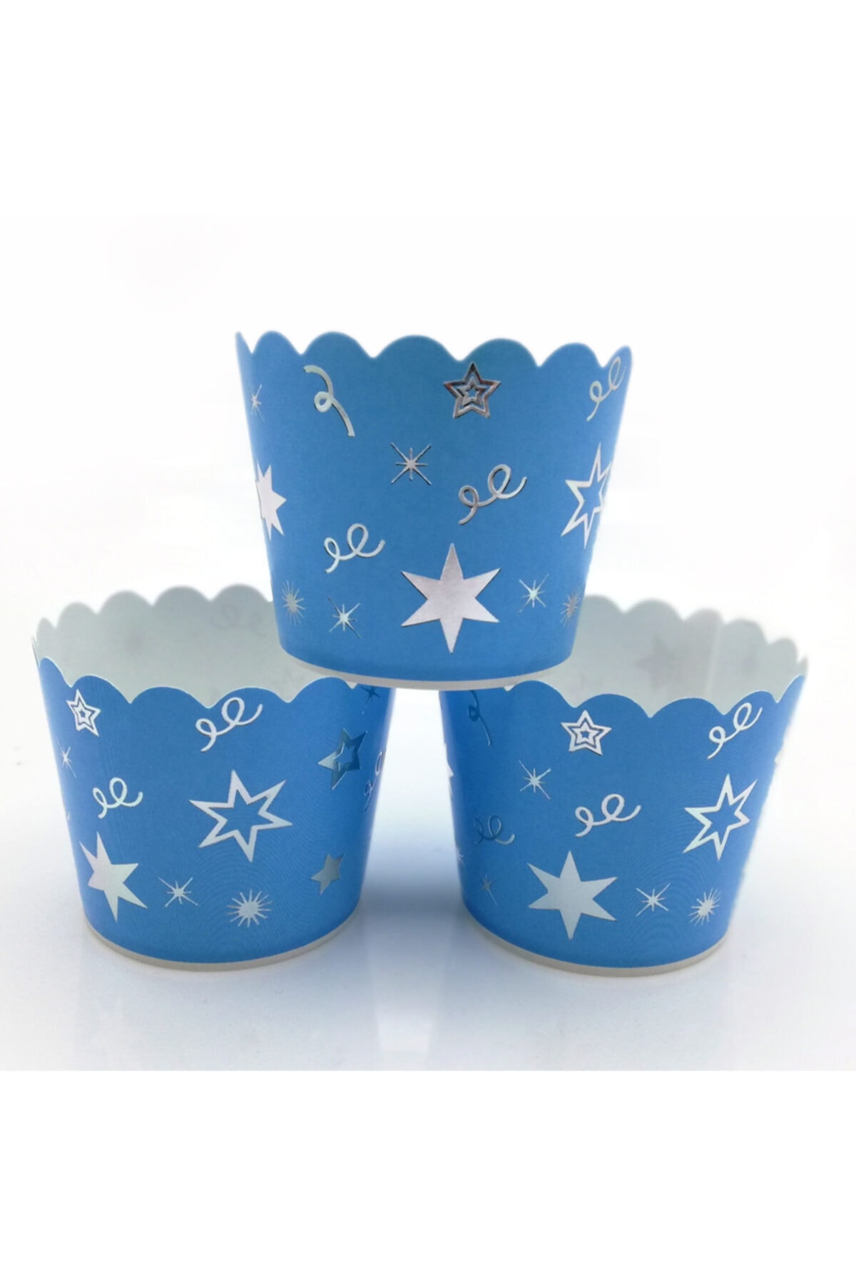 Lora Davet Cupcake Kabı (12 Adet) mavi