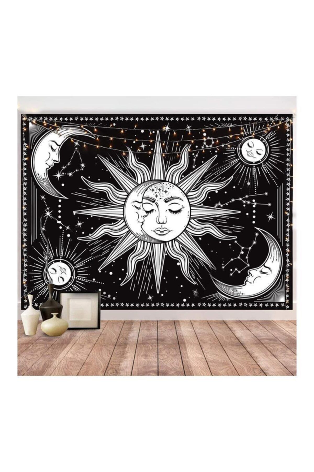 Köstebek 150 X 200 Cm Sleeping Moon And Sun Duvar Halısı