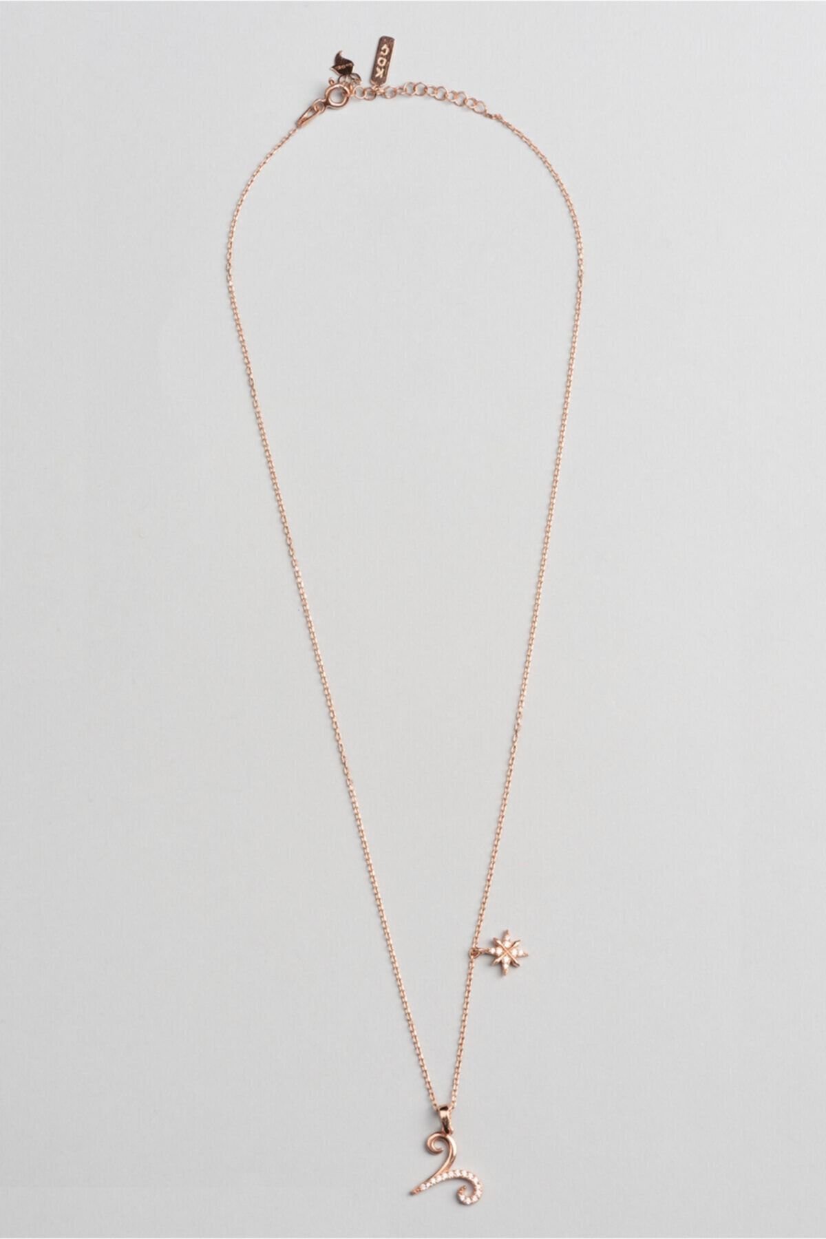 So CHIC... Zodyak Koleksiyonu Koç Burcu 18k Rose Altın Kaplama Kolye