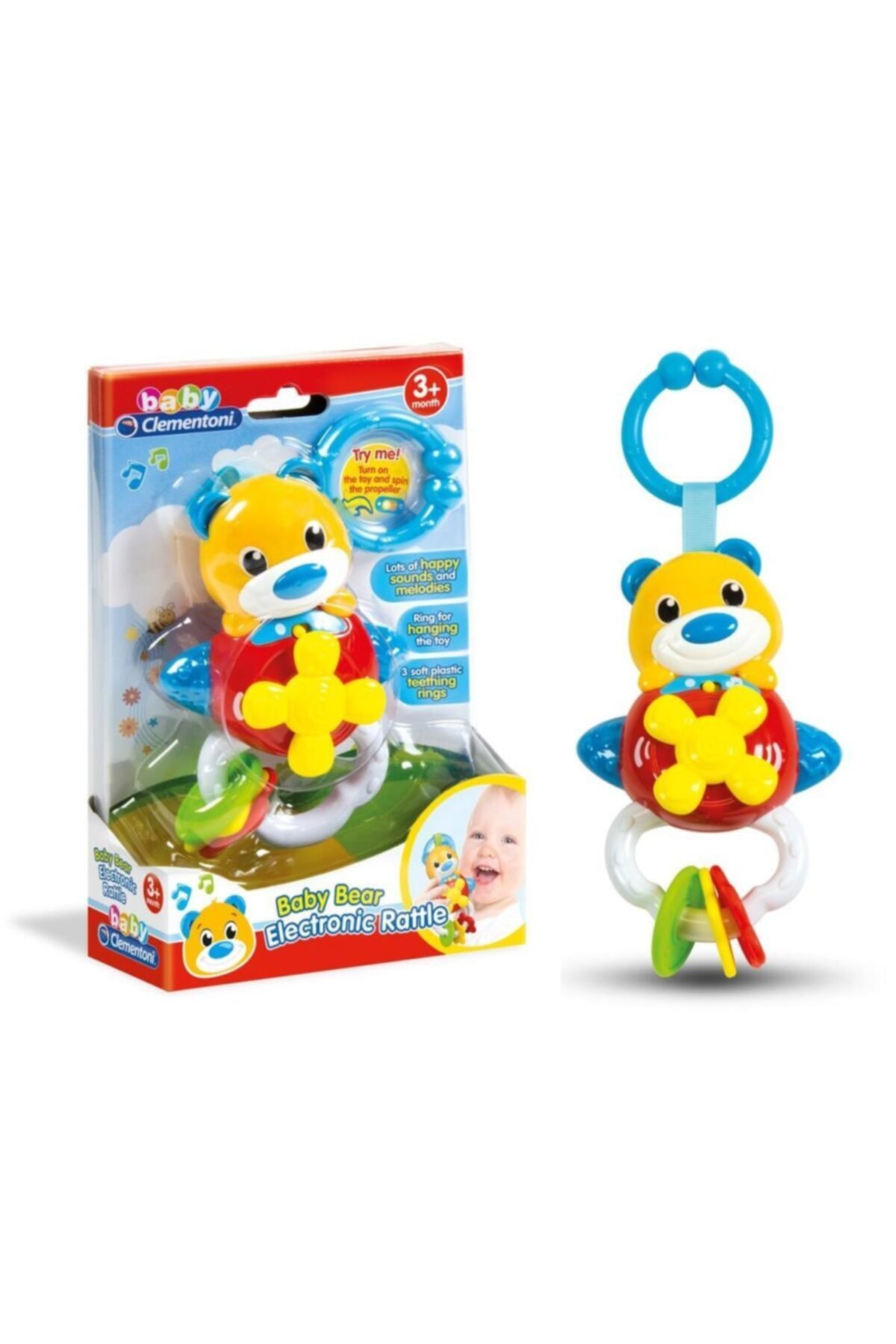 CLEMENTONI Çıngırak Baby Clementoni Sevimli Ayı