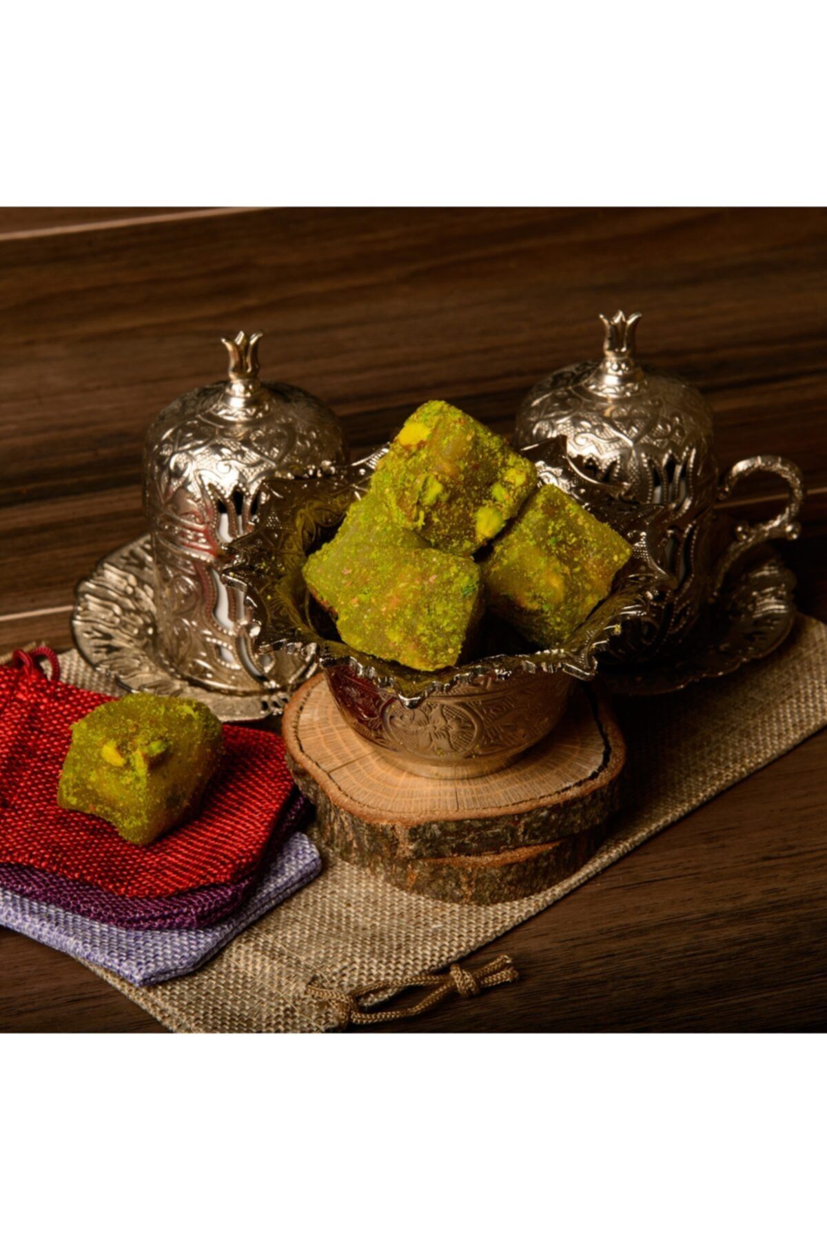 ARİF ŞEKERLEME Duble Antep Fıstıklı Lokum (1 Kg)