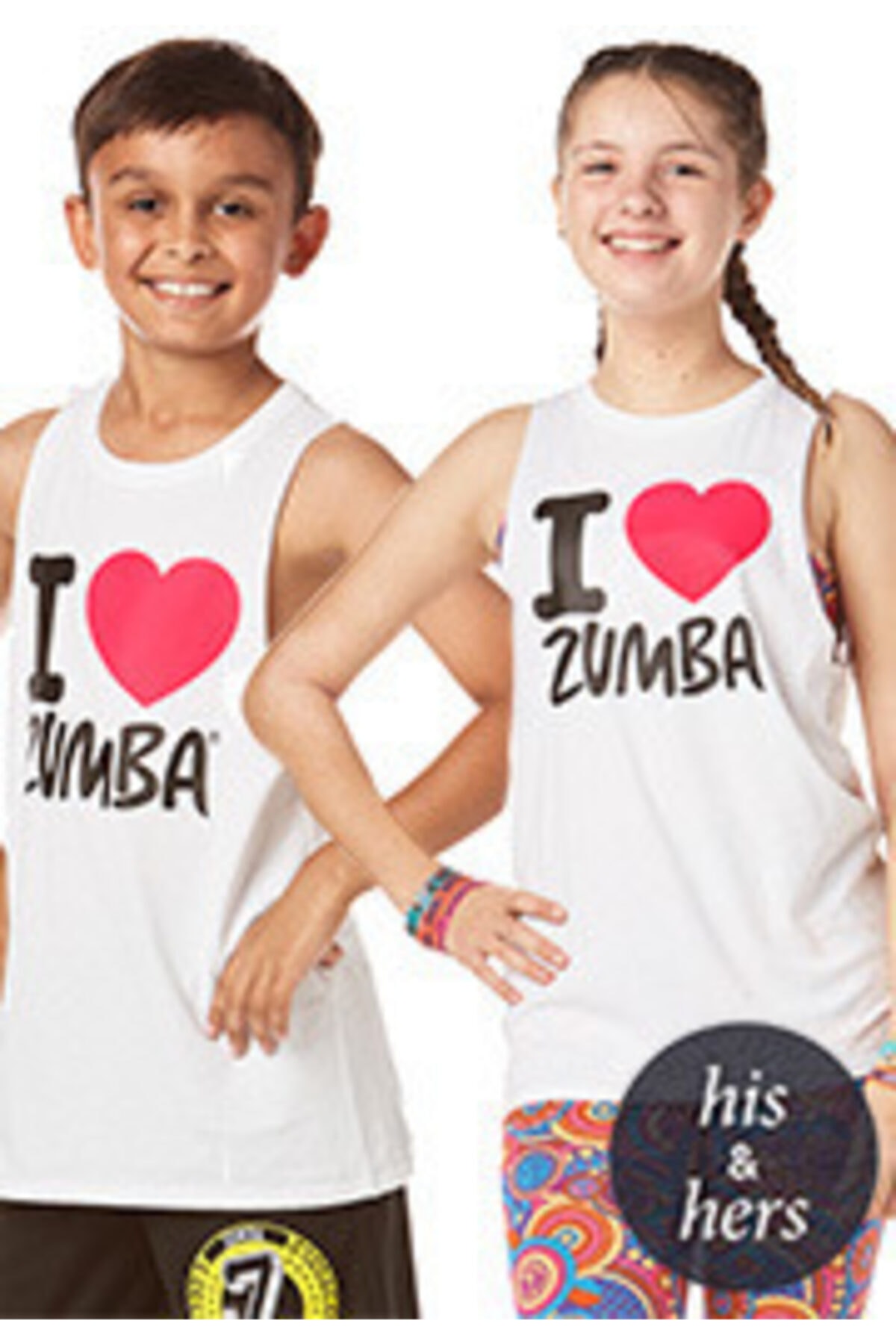 ZUMBA Zw Juniors Love Muscle Tank