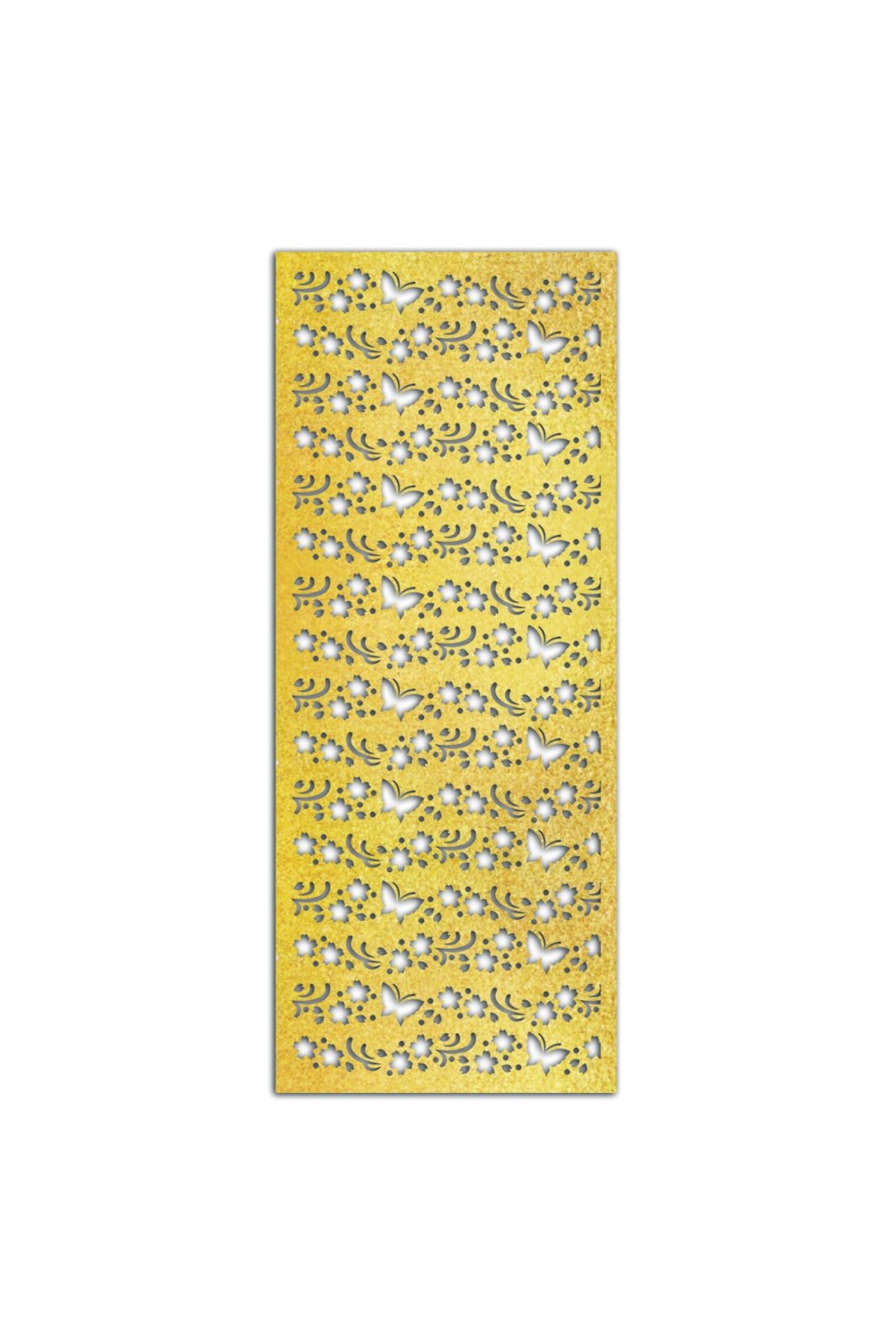 Liar Dekor Liar Ahşap Seperatör (Paravan) - KSP-03 - (18 mm) - (60 cm x 160 cm) - (Gold)