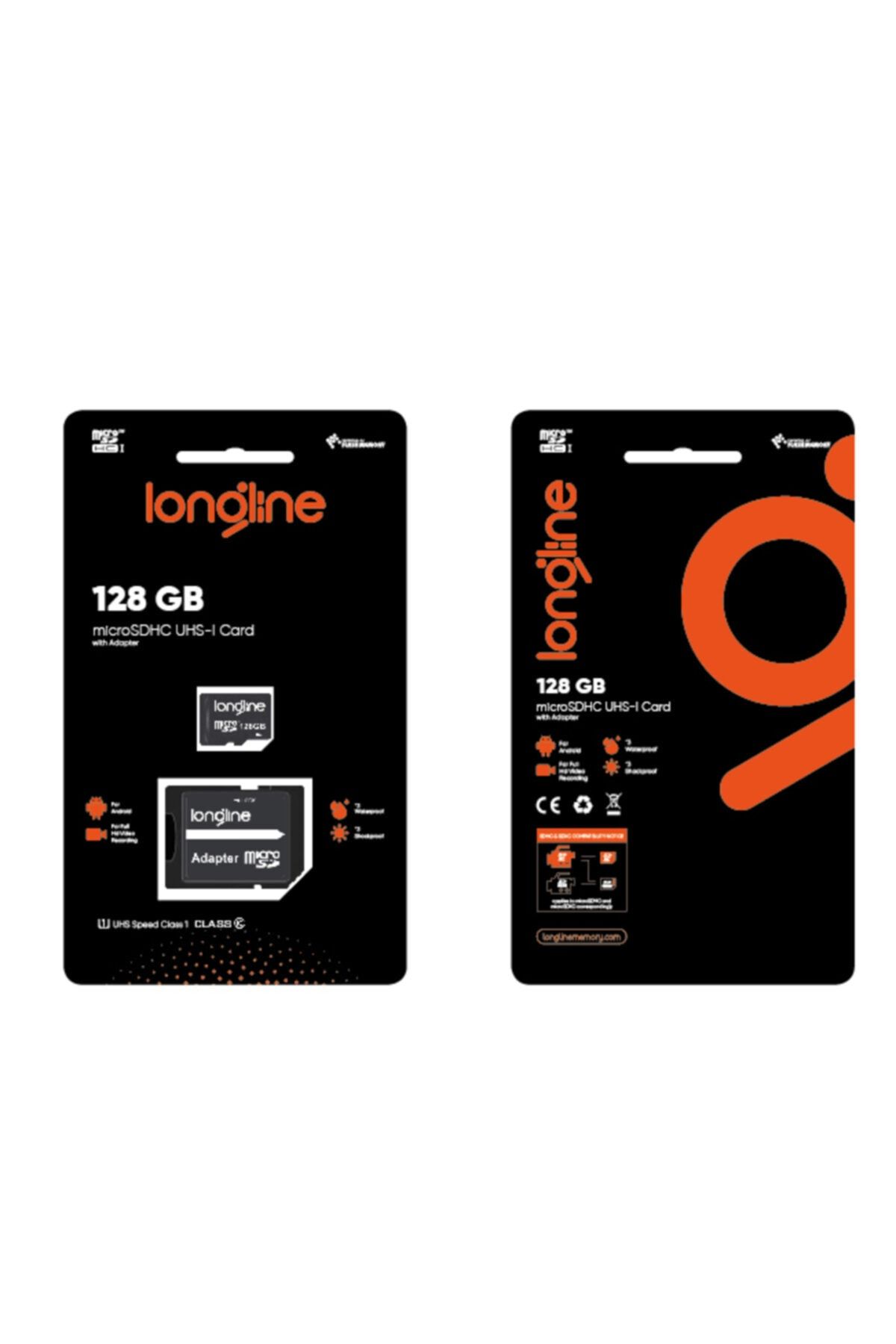 LONGLINE 128 Gb Microsdhc Class 10 Hafıza Kartı + Adaptör