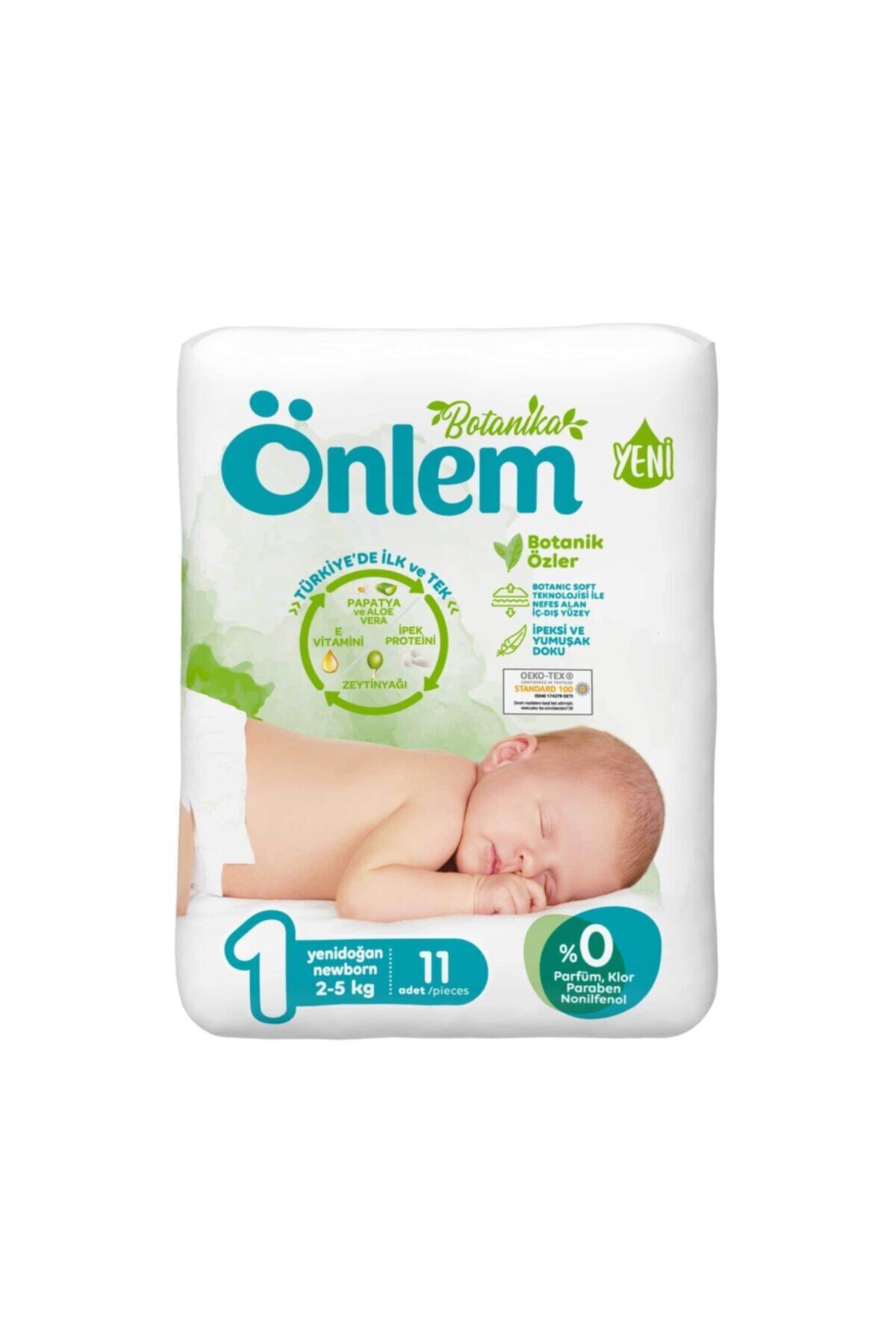 ÖNLEM Botanika Bebek Bezi Deneme Paketi Newborn 11 Adet (2 - 5 Kg)
