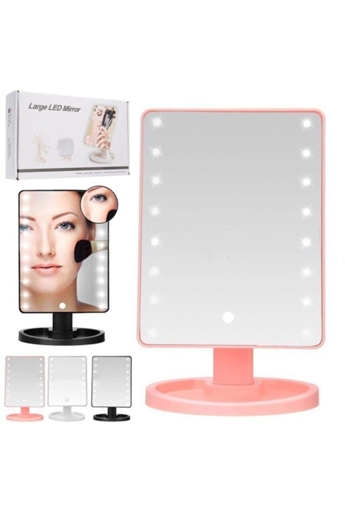 AKCİCEKSHOP Led Isıklı Makyaj Aynası
