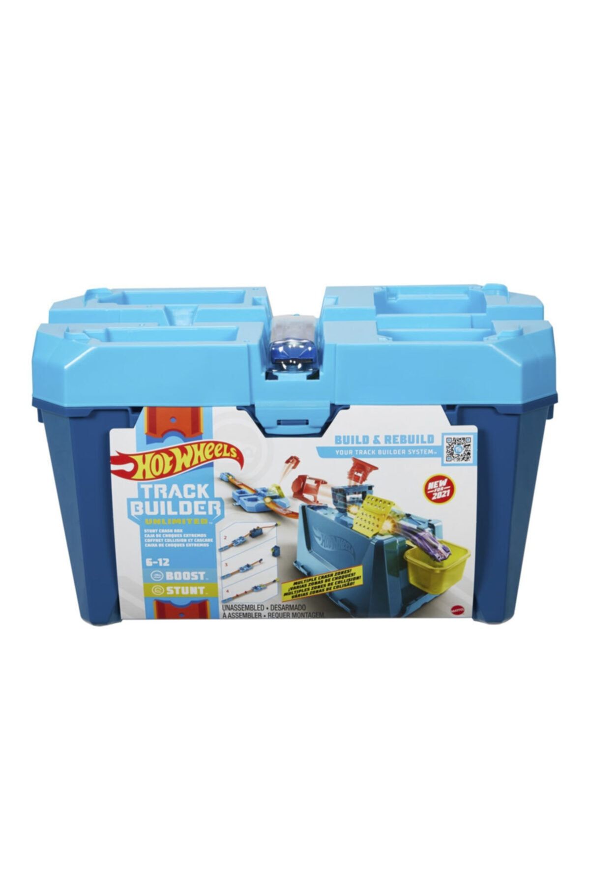 HOT WHEELS Track Builder Uzman Seri Çarpışma Seti Flk89-gvg09