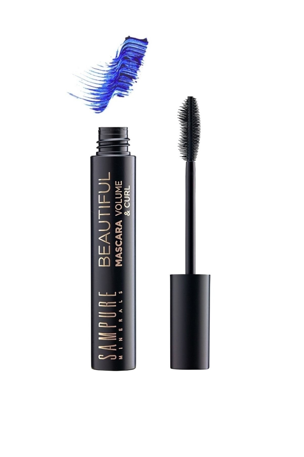 Sampure Minerals Beautiful Kıvrık&hacimli Maskara - Blue