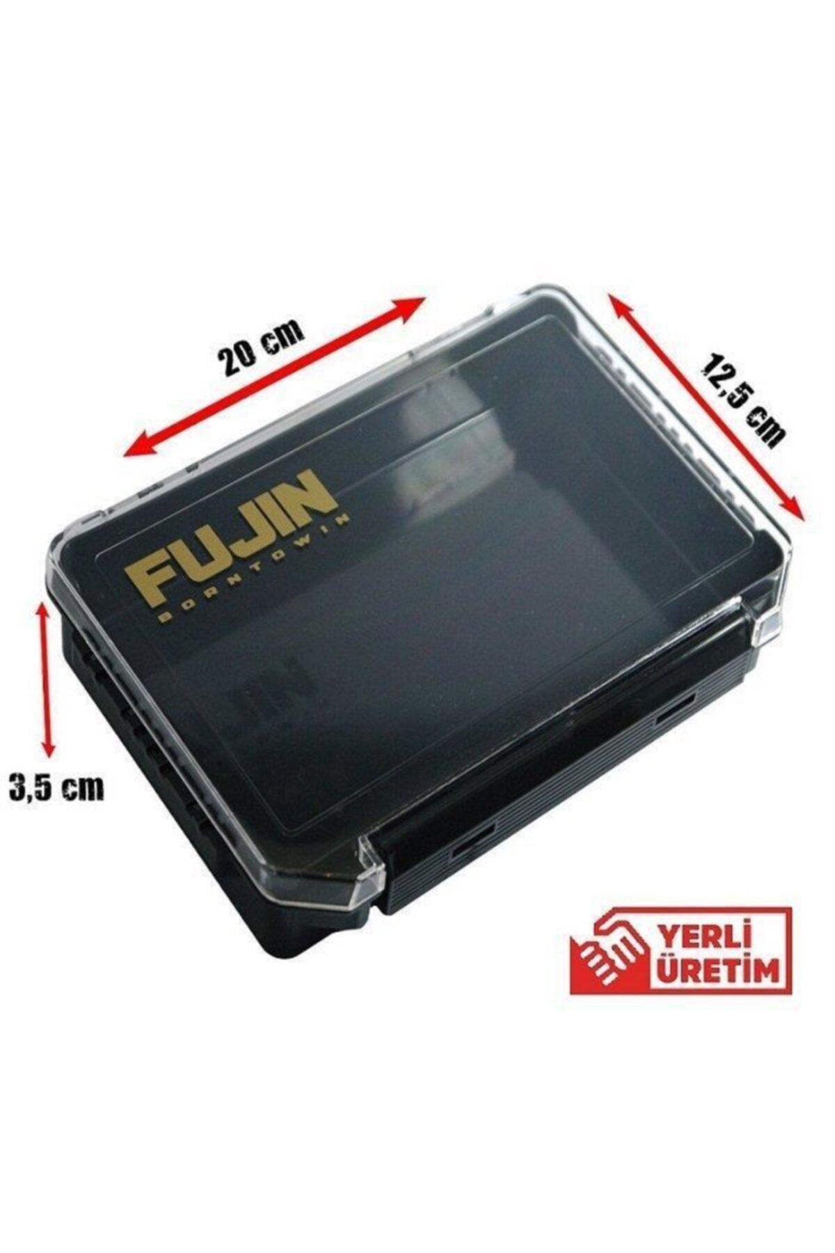Fujin Tackle Box Derin Siyah Maket Balık Kutusu