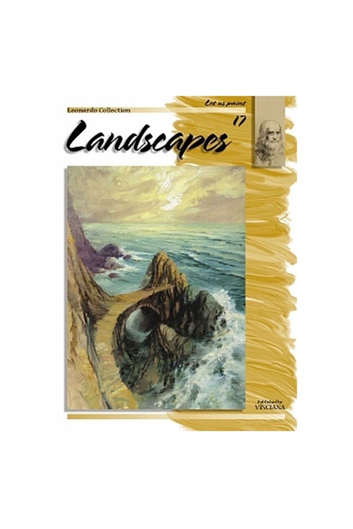 Da Vinci Leonardo Collection Desen Kitabı Landsapes N: 17 Manzaralar N: 17
