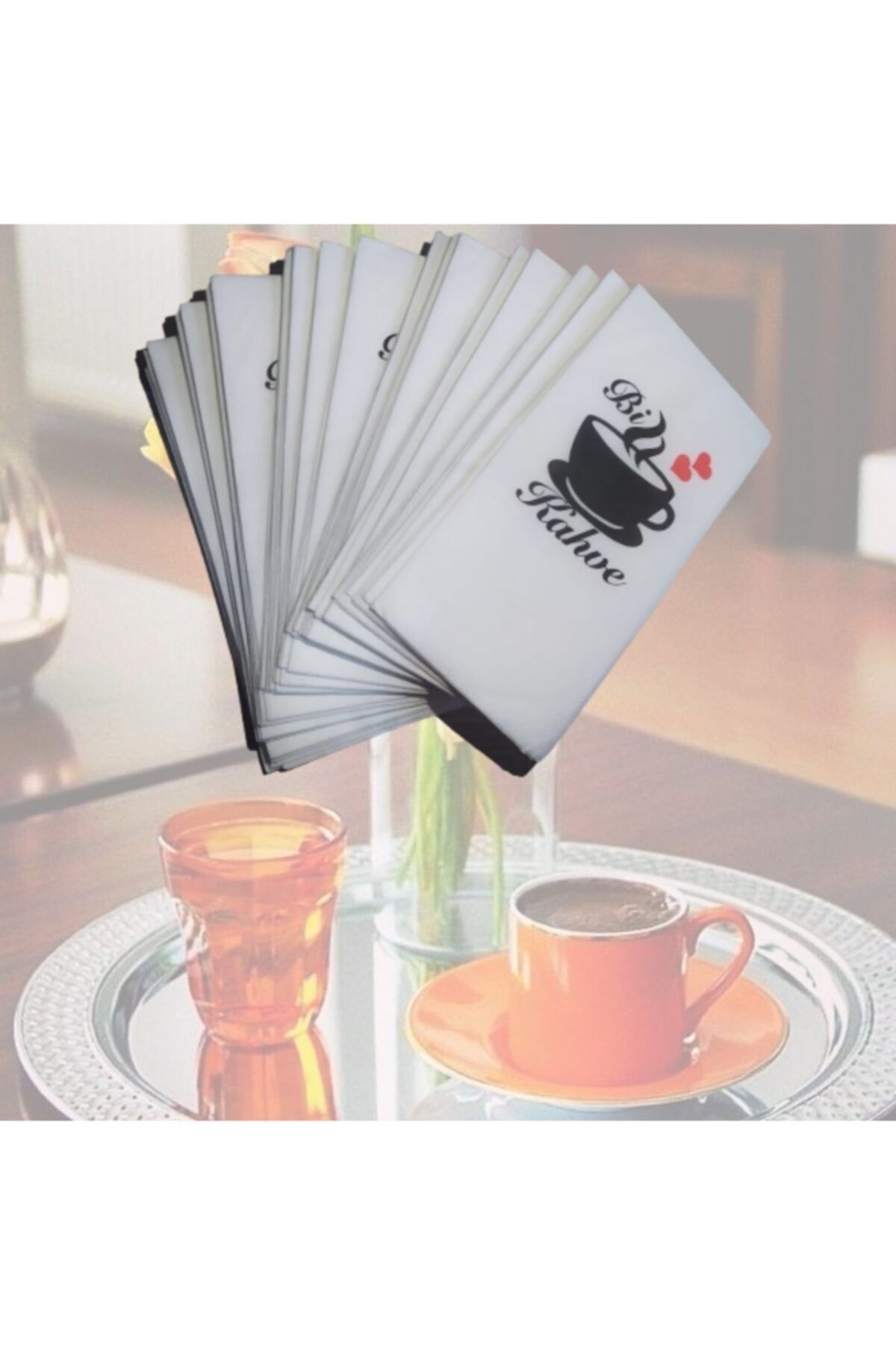 istesende Konuşan Dekor Peçete Bi Kahve (20 Adet)