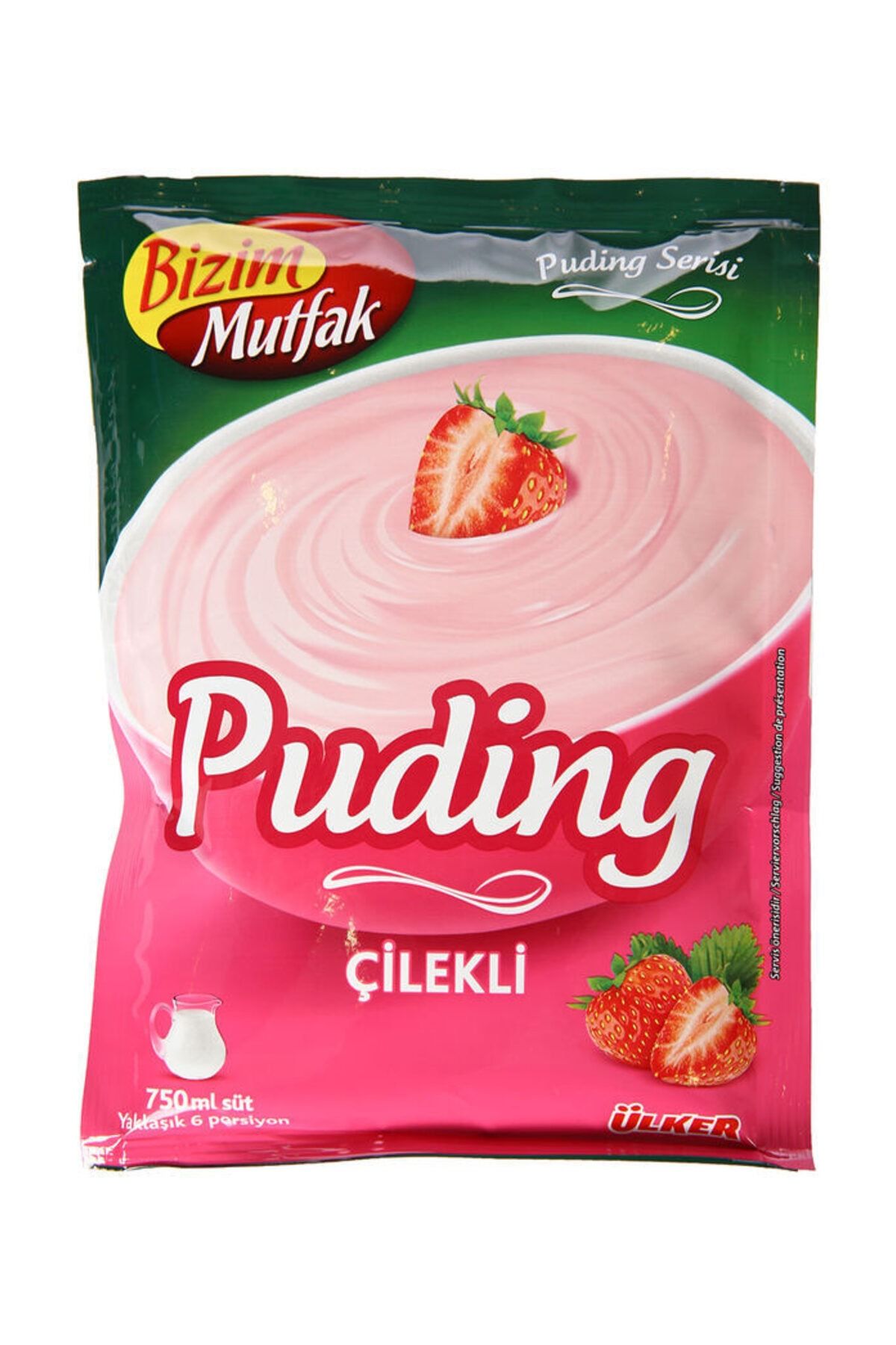 Bizim Mutfak Toz Çilekli Pudıng 125 gr