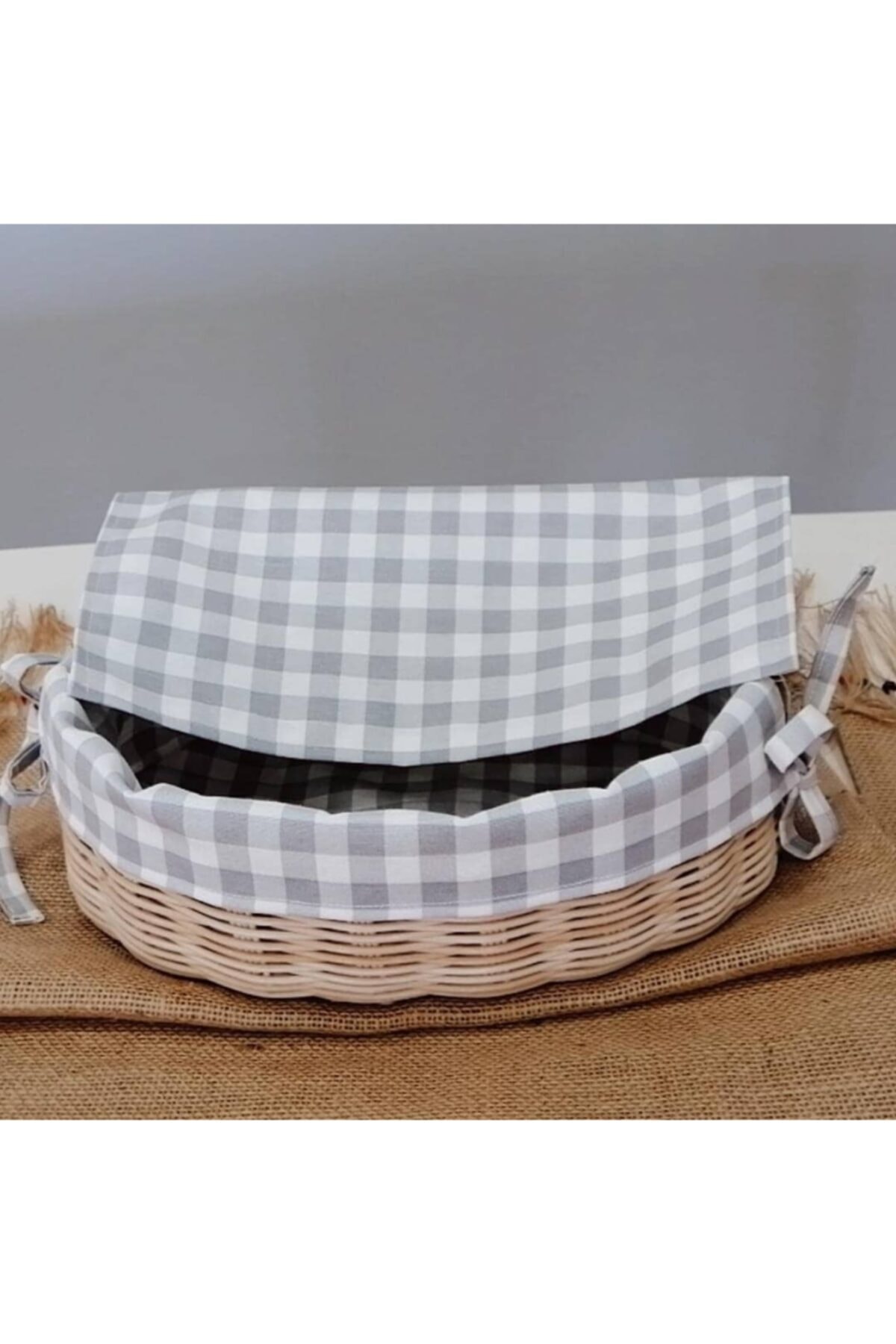 HASIR DÜNYASI Rattan Ekmek Sepeti