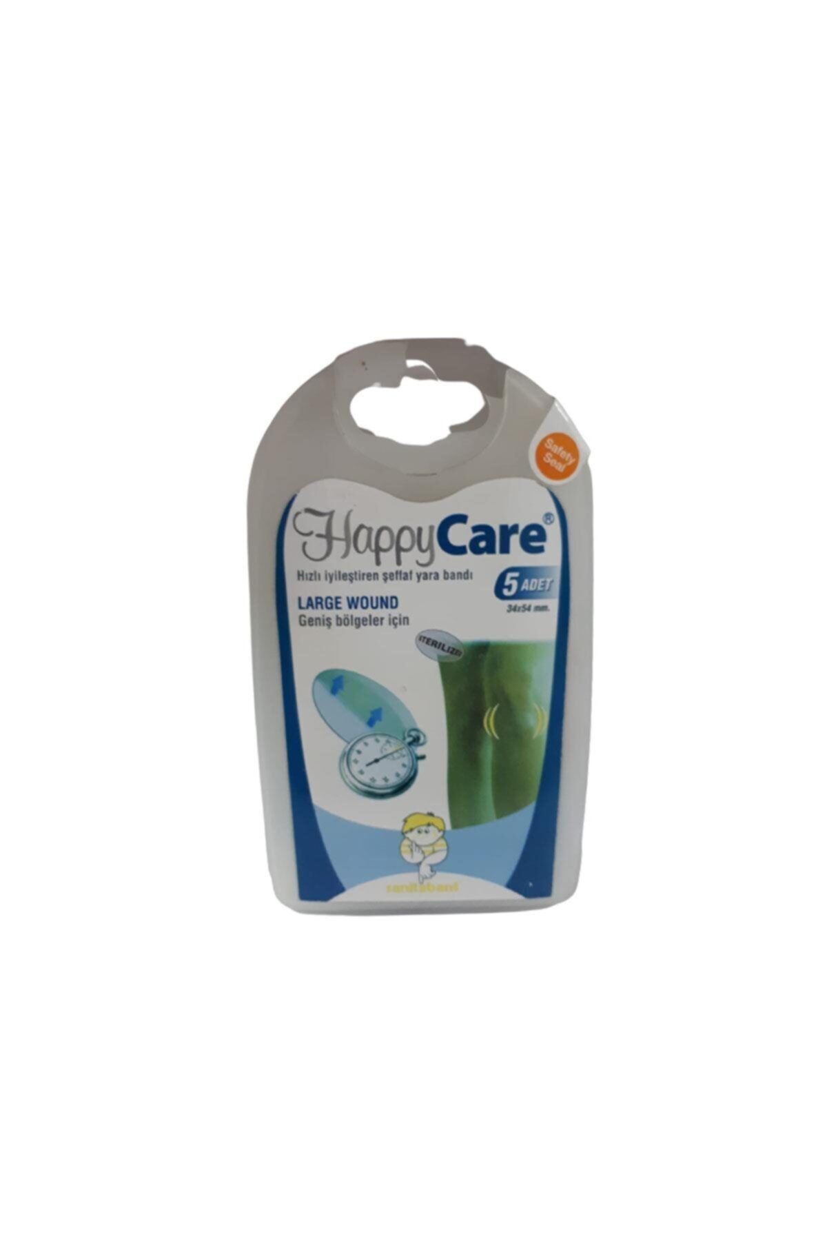 Sanitabant Happycare Geniş Bölgeler Için Hızlı Iyileştiren Yara Bandı 5 Adet