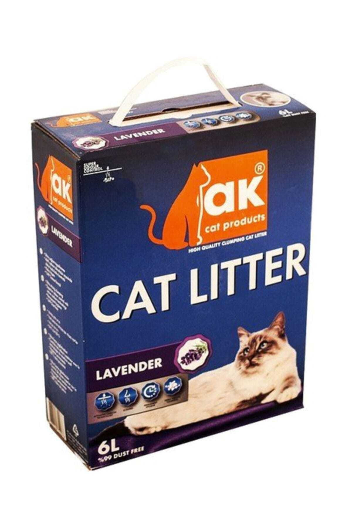 Akkum Aktive (aktif) Carbon Lavanta Kokulu Kedi Kumu 6 Lt