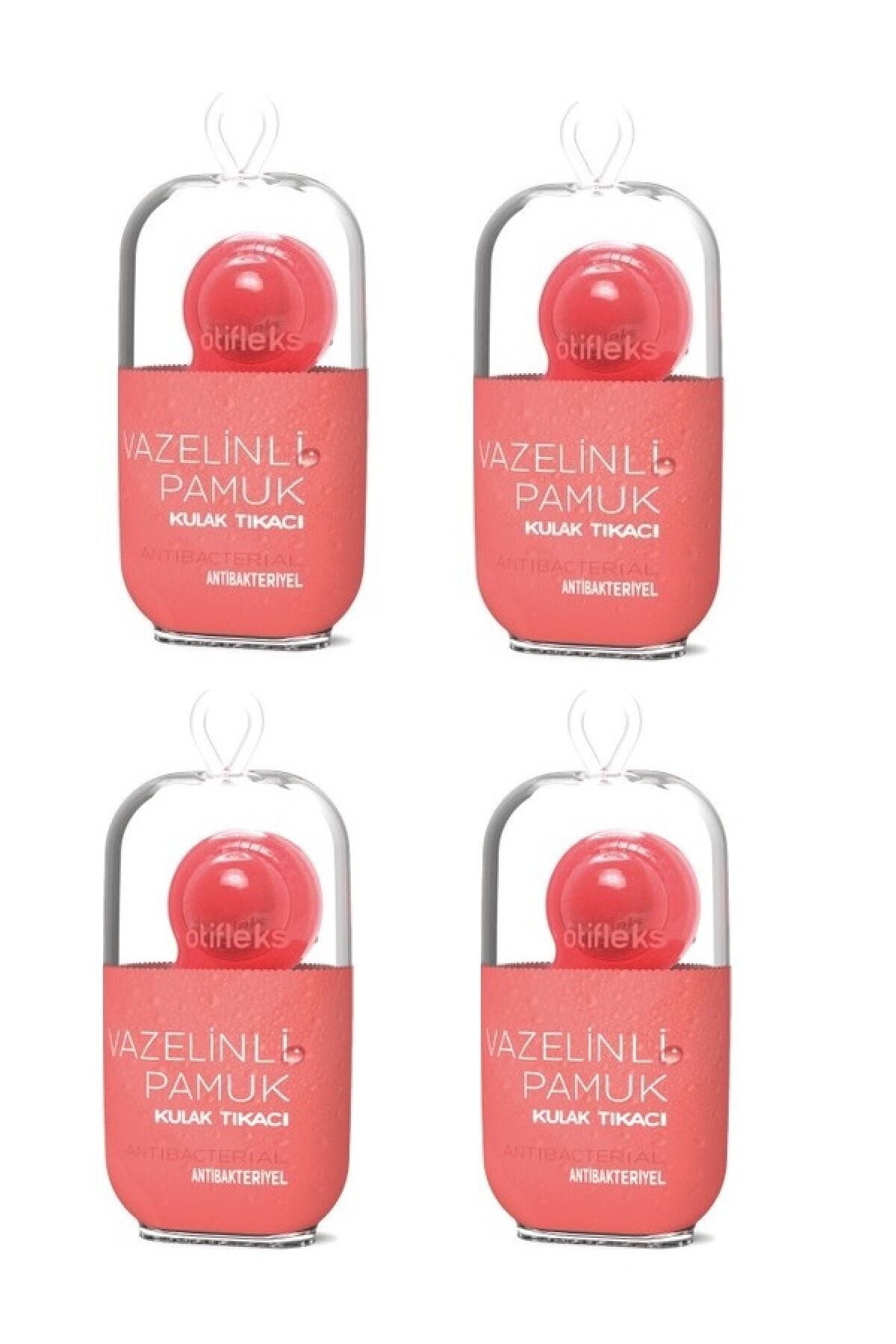 OTİFLEKS Kulakları Hassas Olanlar Için Vazelinli Pamuklu Kulak Tıkacı 2'li X3 Adet