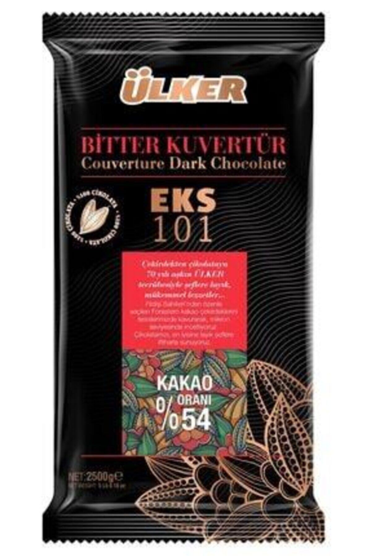 Ülker Bitter Kuvertür Çikolata Ekstra %54 101 2,5 Kg